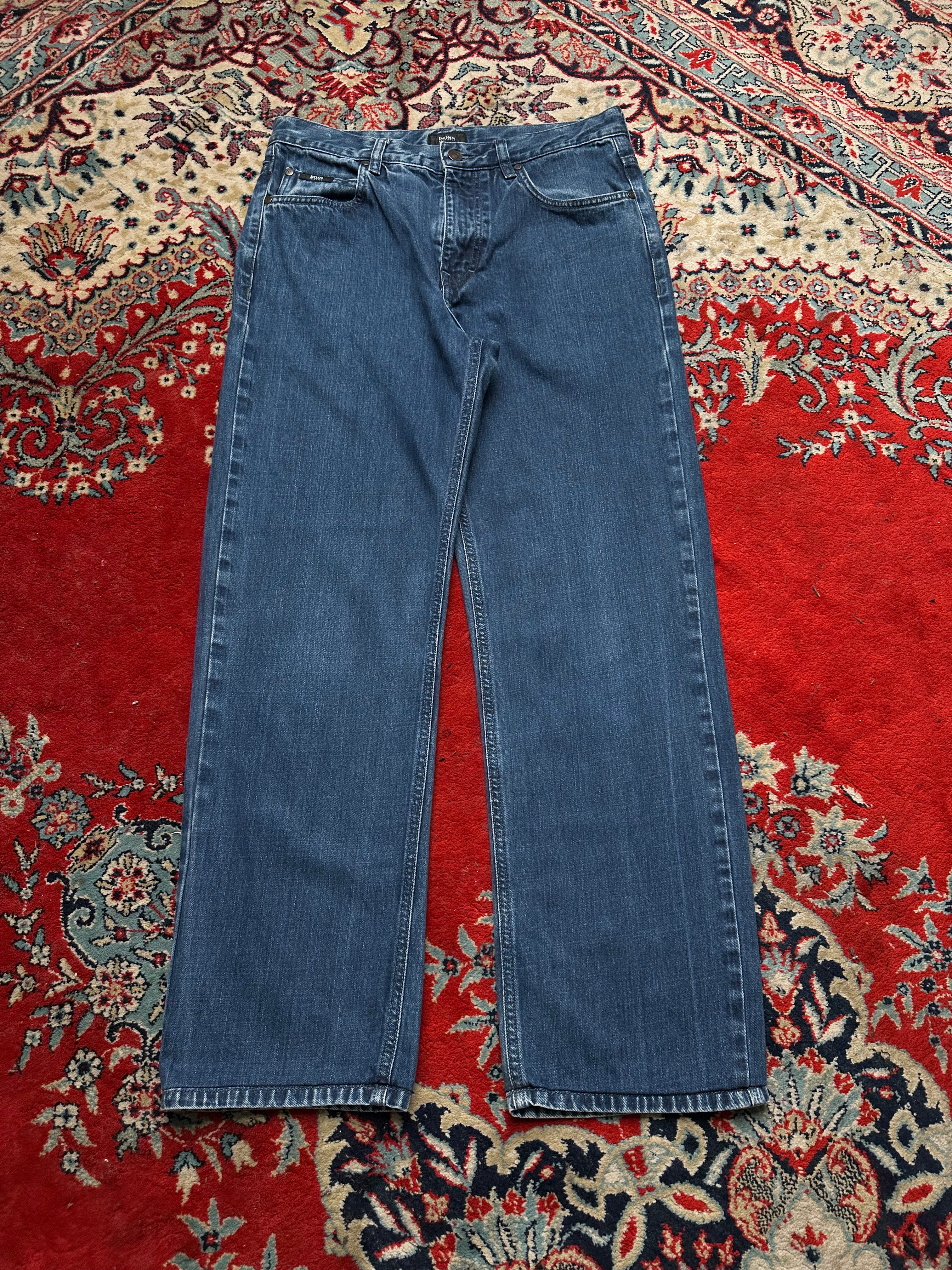 HUGO BOSS ALABAMA COMFORT FIT(STRAIGHT FIT) NON-STRETCH JEANS