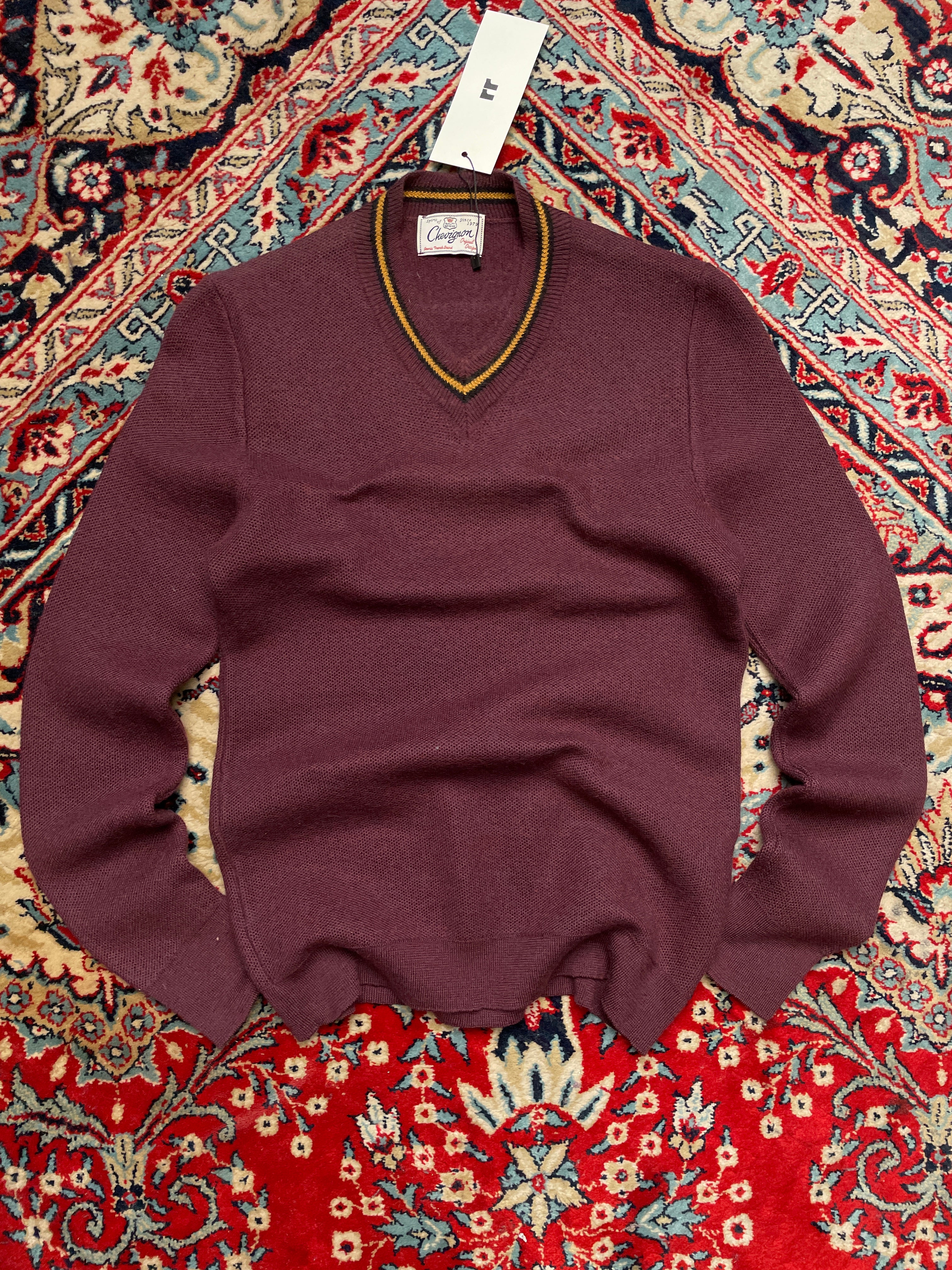 Chevignon WOOL FITTED V NECK SWEATER