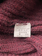 N. J Ribbed Knit Raglan Crewneck Sweater