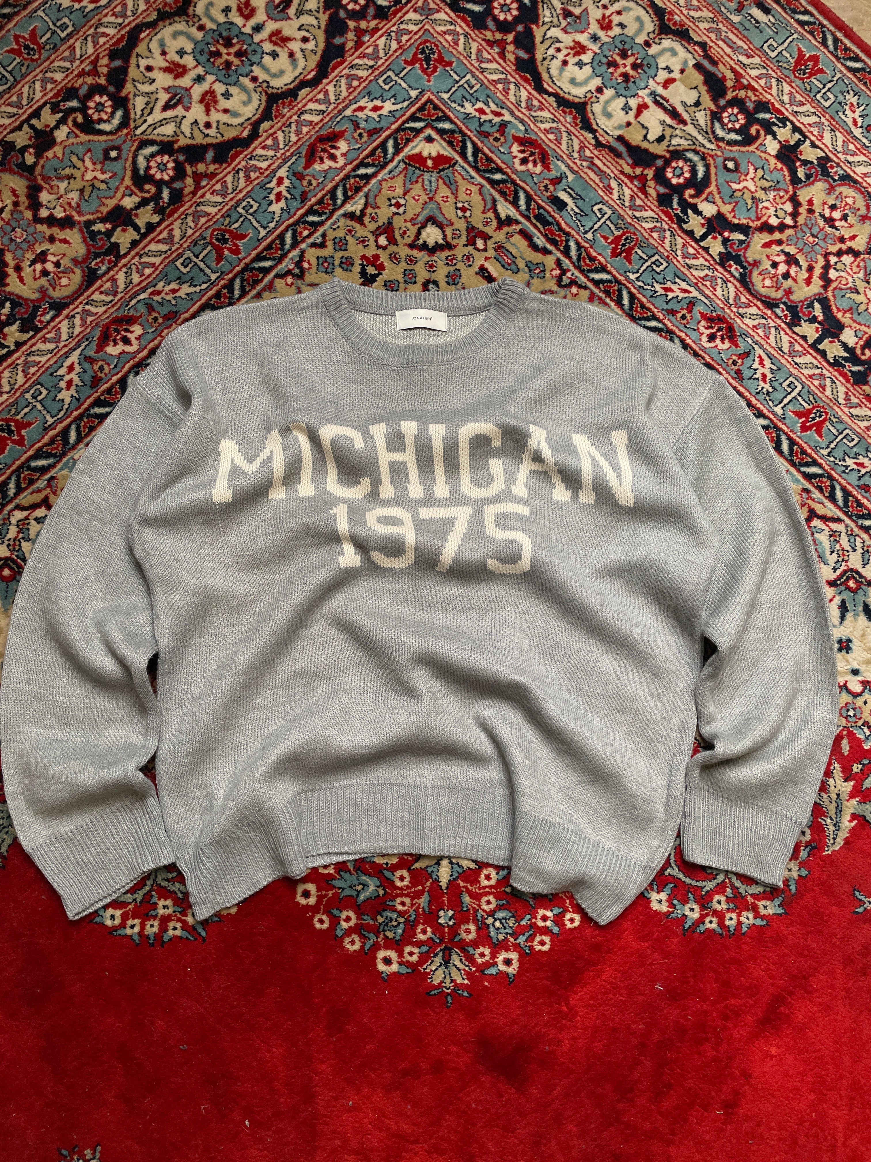 AT CORNER WOOL RELAXED BOXY FIT SWEATER