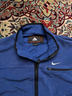 Vintage Nike ACG Thermal Layer 2 Blue Fleece Quarter-Zip