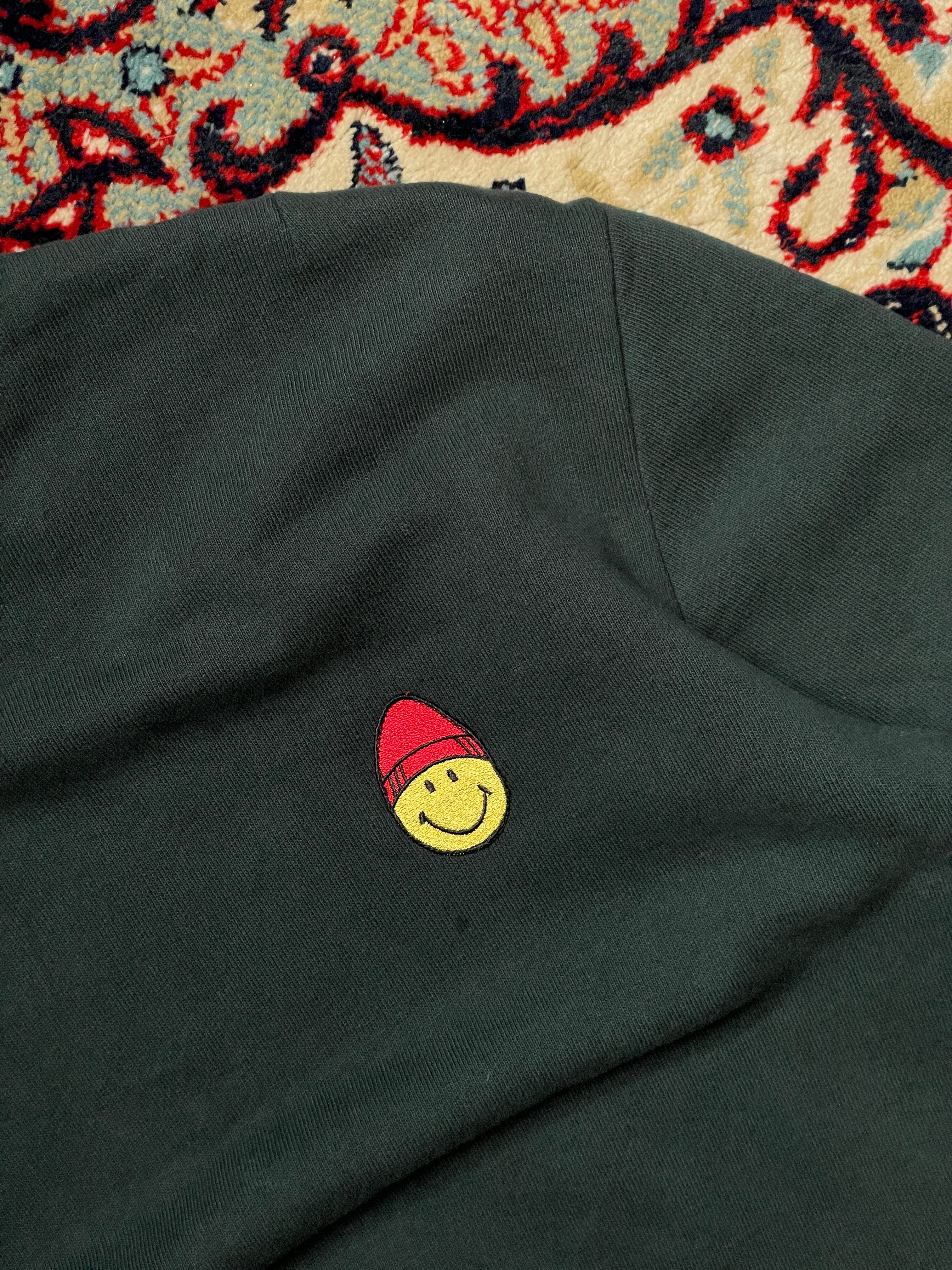 AMI RELAXED FIT CROPPED SWEATSHIRT