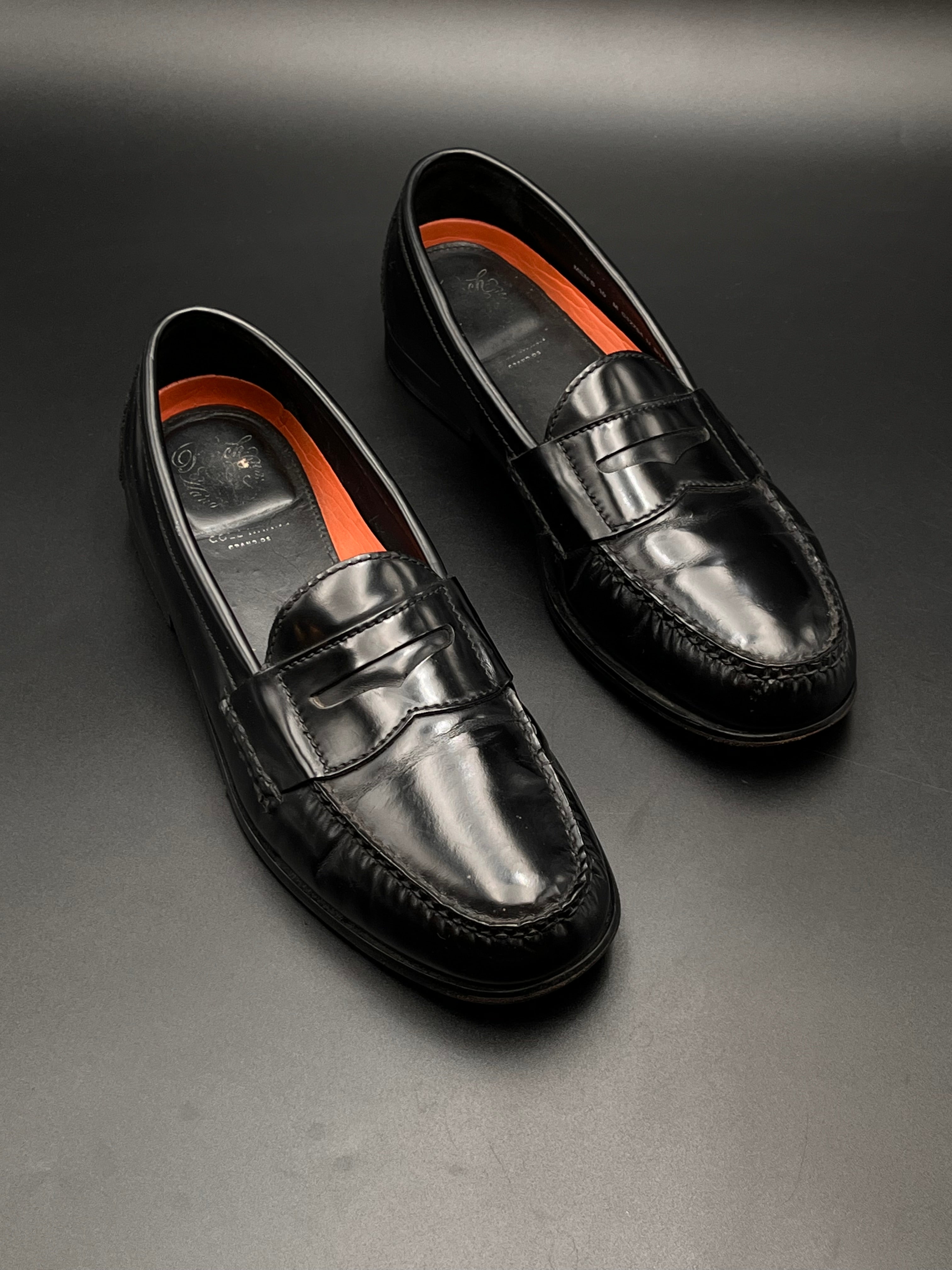 Cole Haan Black Pinch Penny Loafers