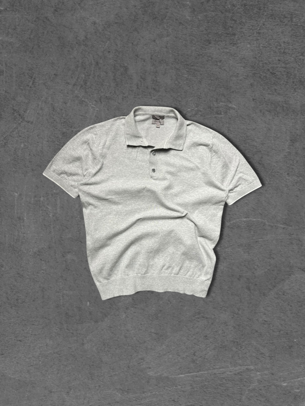 GEORGE KNITTED GREY POLO