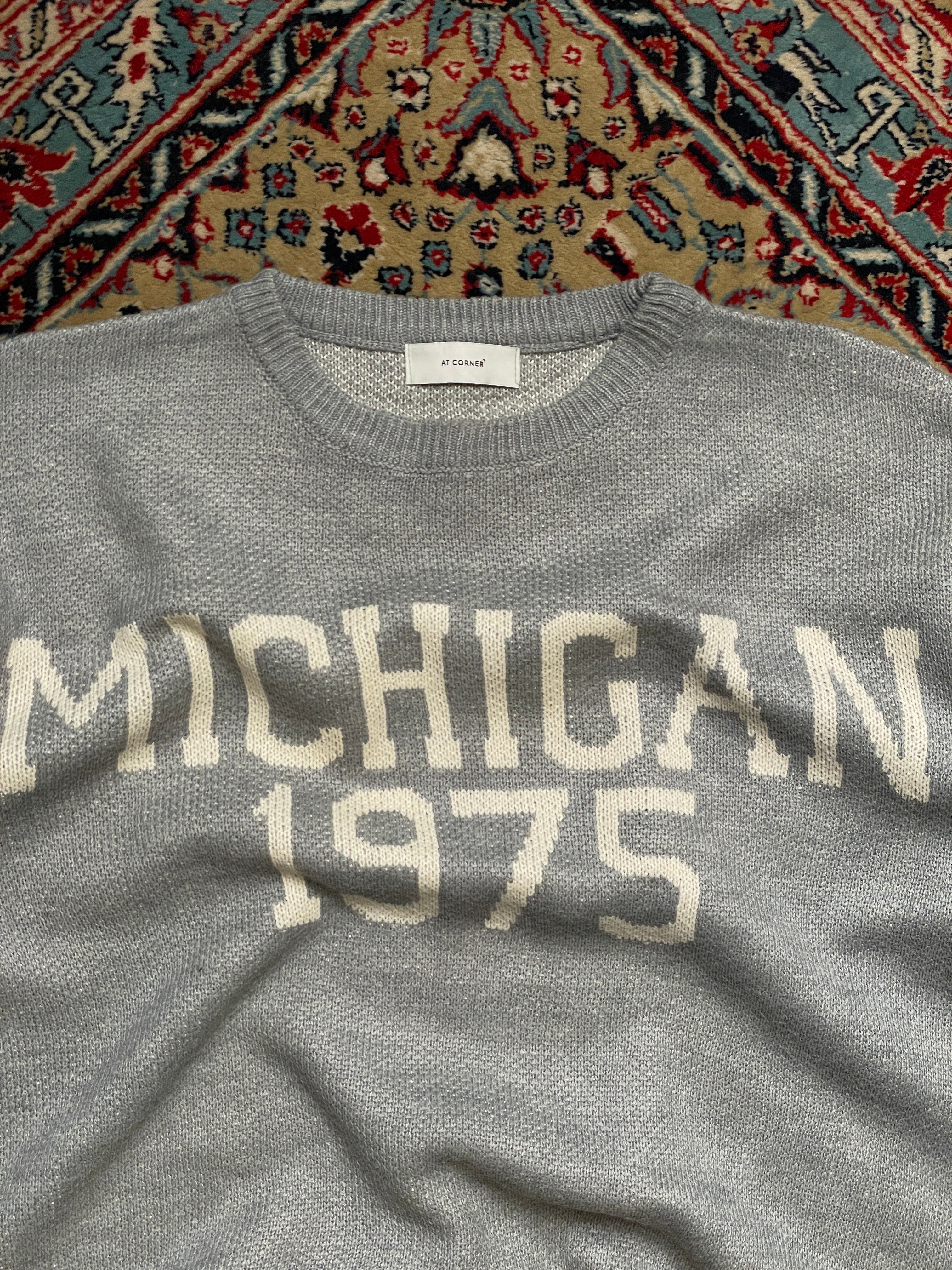 AT CORNER WOOL RELAXED BOXY FIT SWEATER