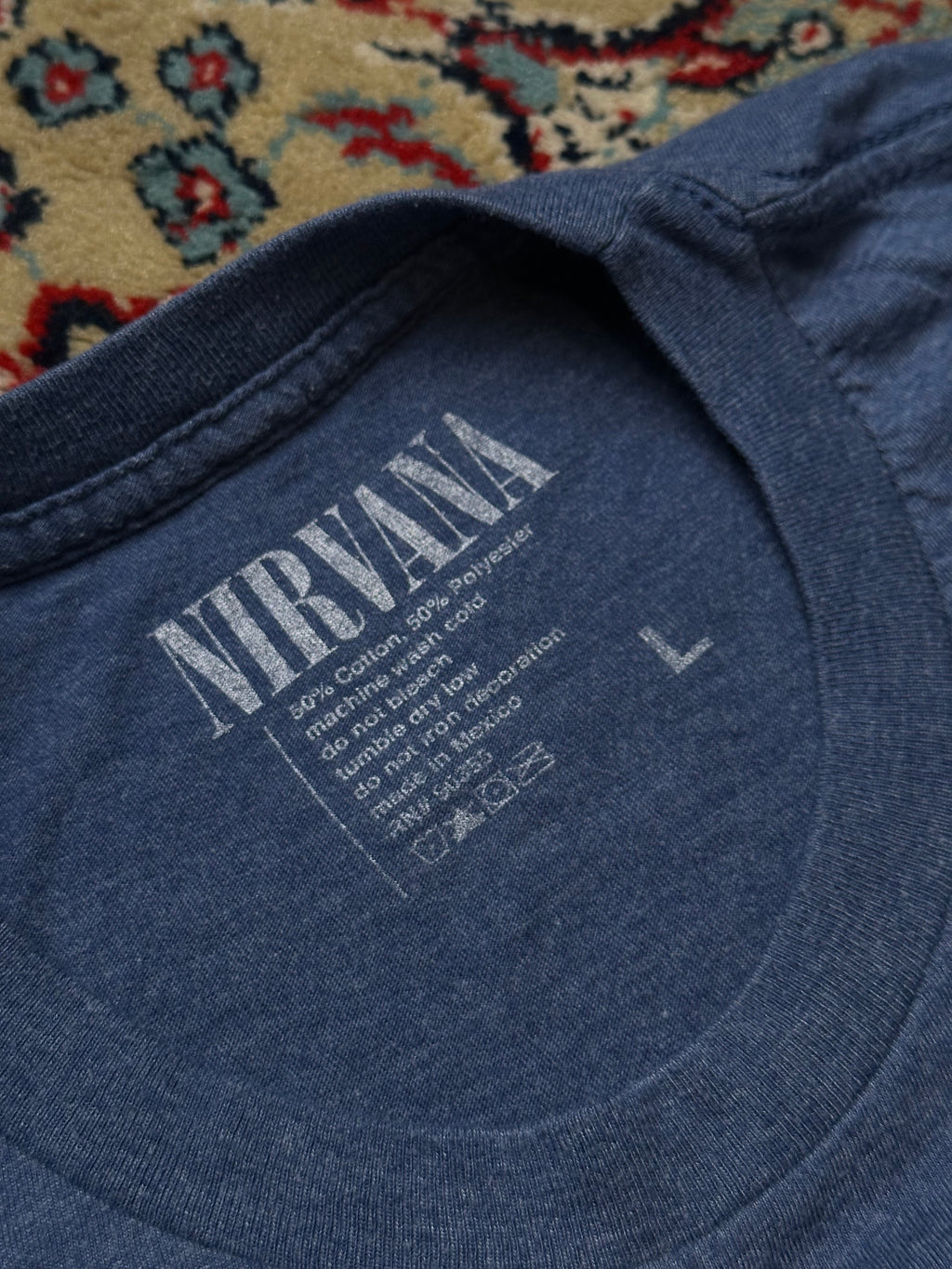 NIRVANA VINTAGE Smiley Relaxed Fit Tee