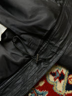 TOP ISSUE Leather Crew Neck Jacket