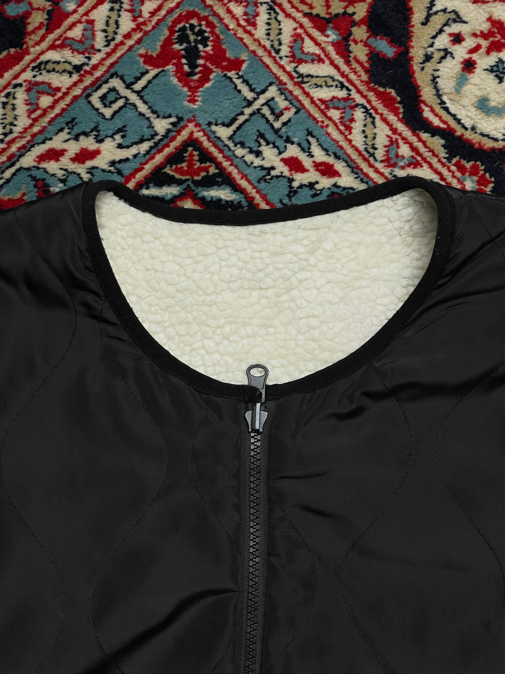 Retro Girl Reversible Sherpa/Nylon Bomber Jacket