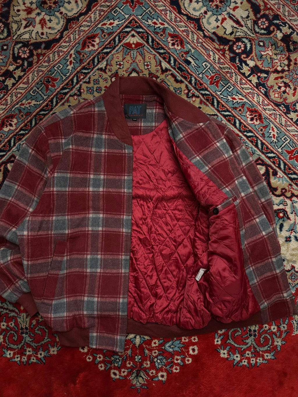 PAT VINTAGE RELAXED FIT WOOL BOMBER JACKET