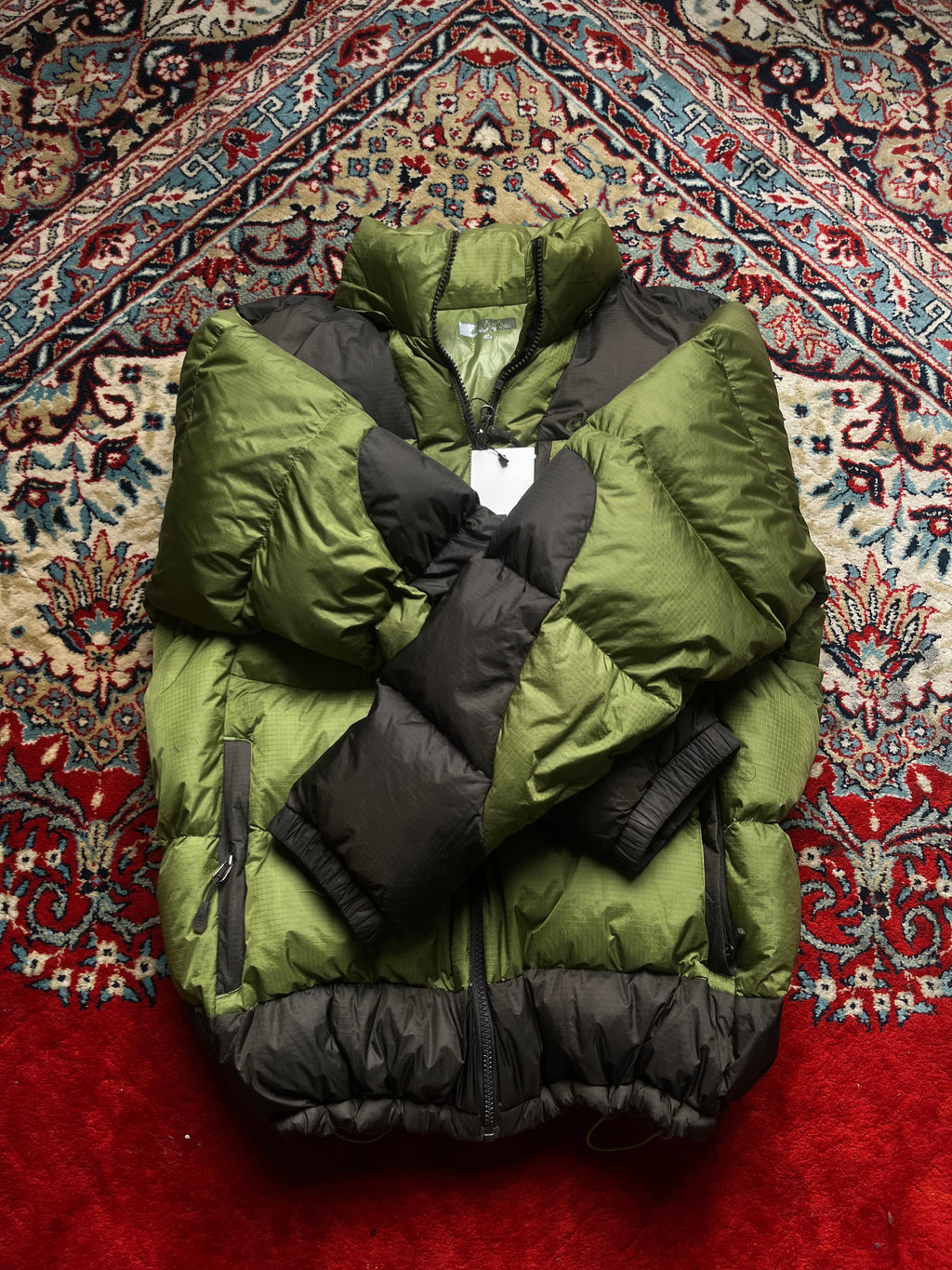 Asics Green Puffer Jacket