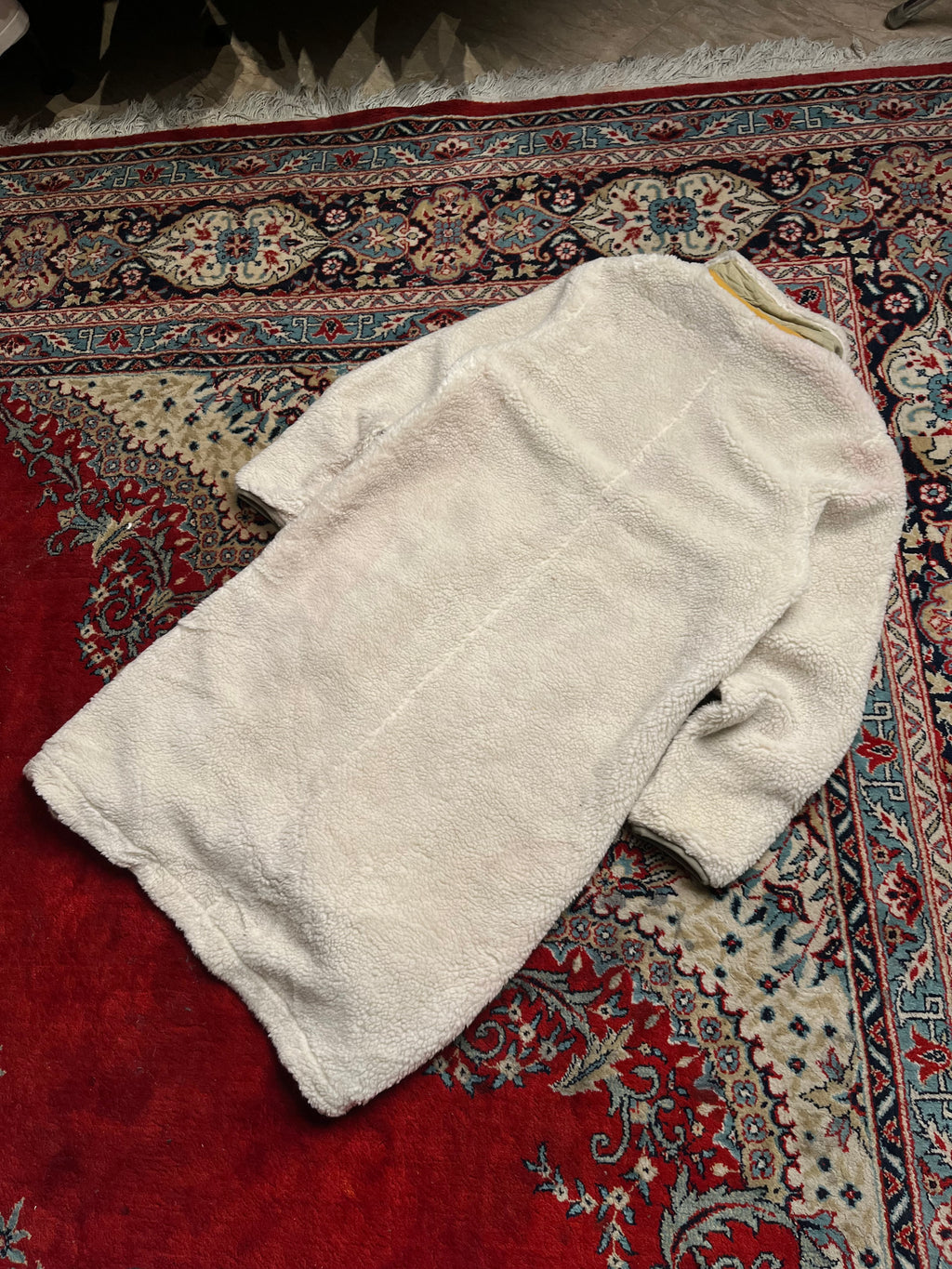 Eddie Bauer Long Sherpa Fleece Coat