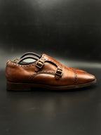 Cole Haans Grandos Double Monk Strap Leather Shoes - 45