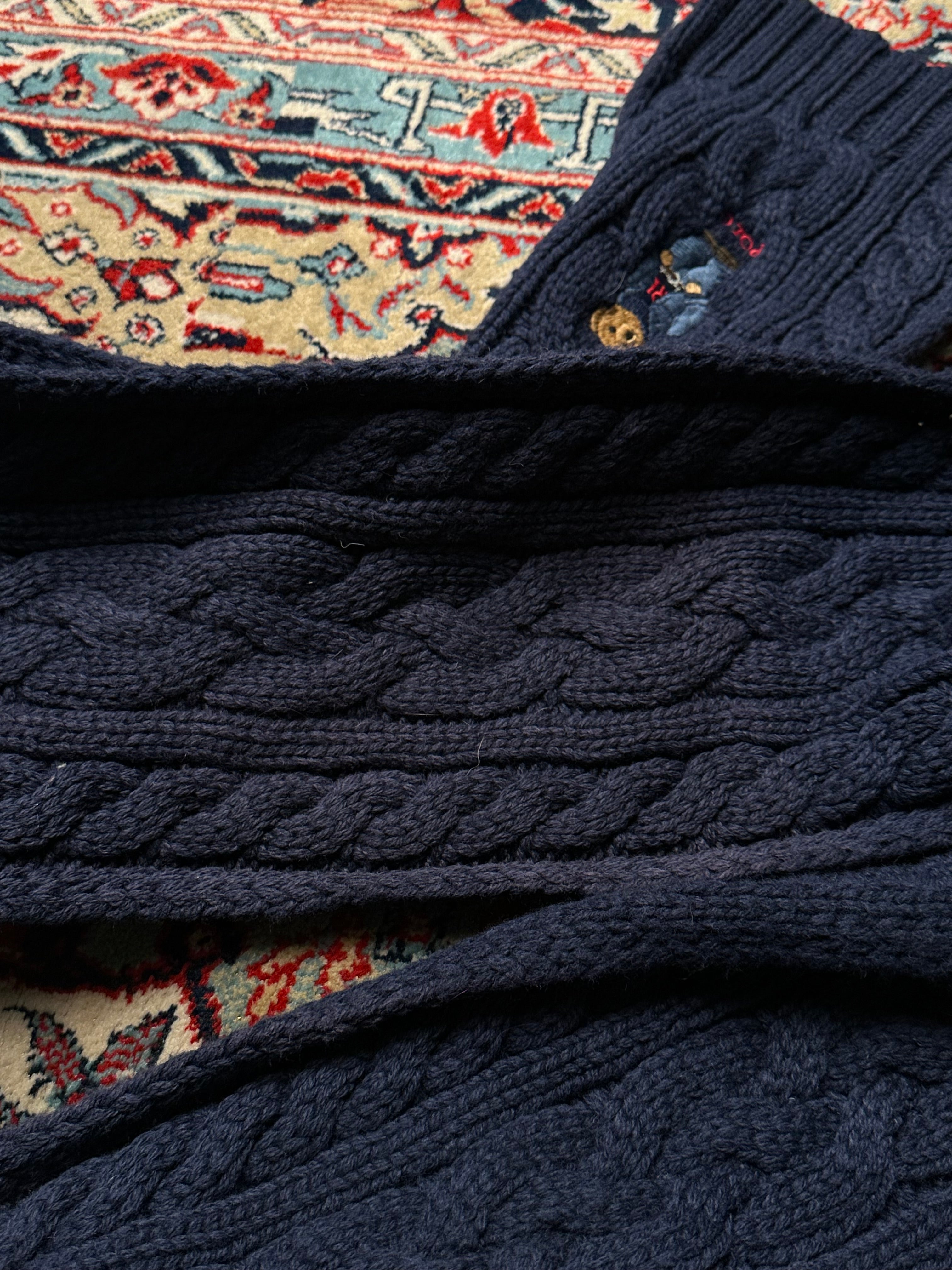 POLO RALPH LAUREN CABLE KNIT SCARF