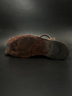 Rowland Brothers Brown Leather Square Toe Loafers