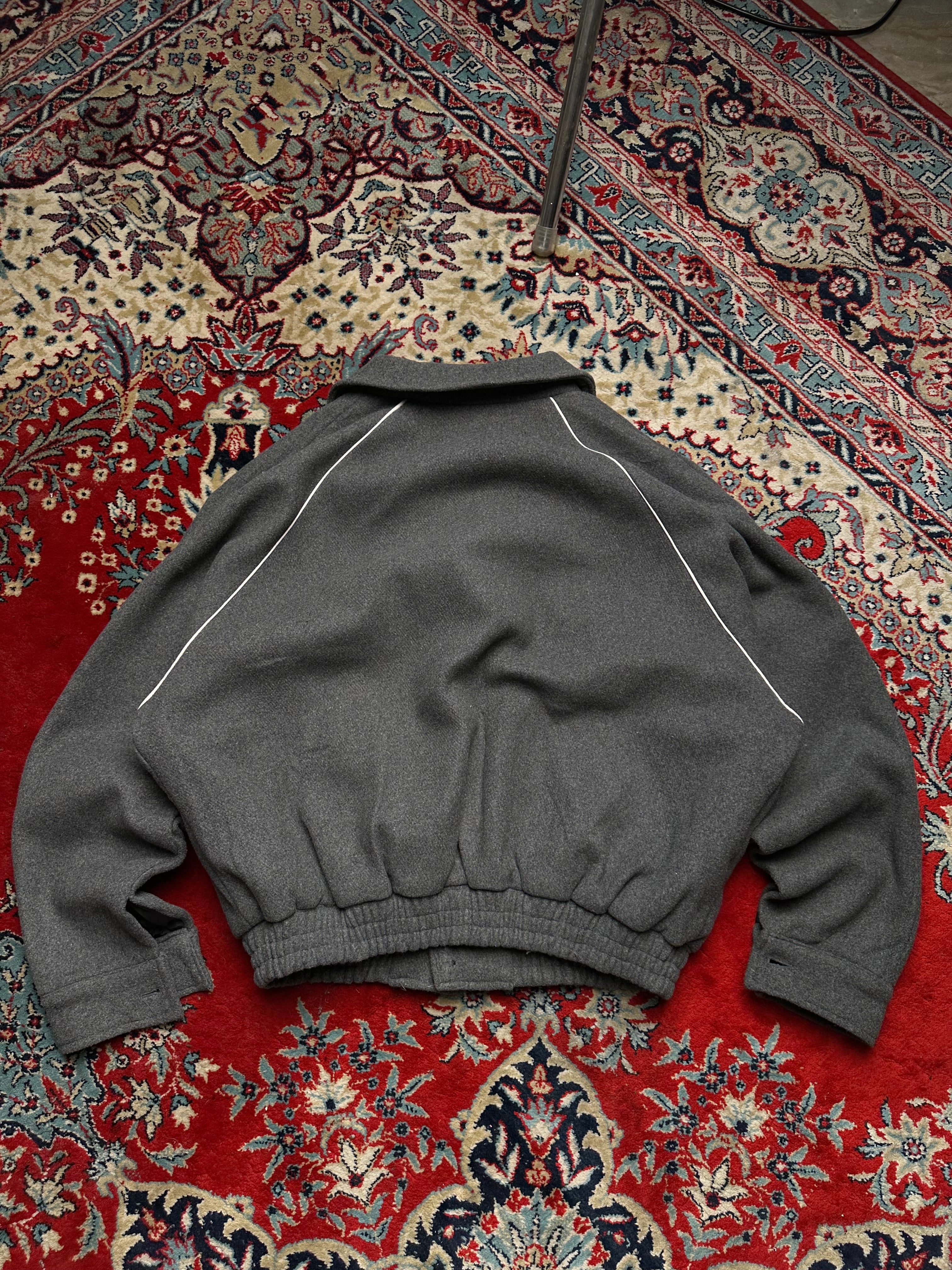 COMMA RELAXED CROPPED FIT WOOL JACKET