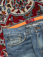 Vintage Springfield Distressed Flap Pocket Bootcut Jeans – 32