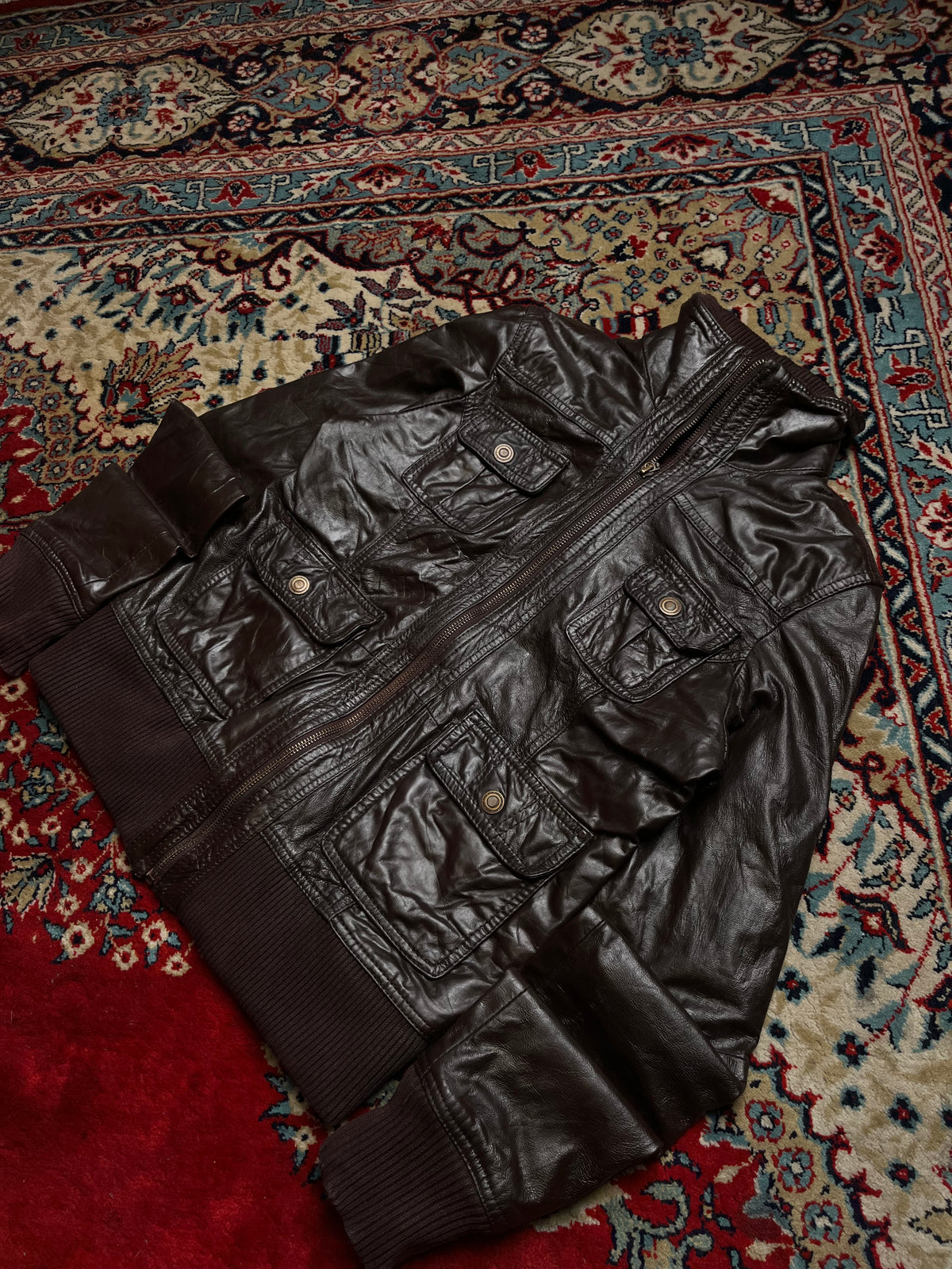 Sluisleder Dark Brown Leather Jacket