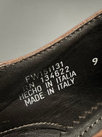 suit supply Double Monk Italian Made Leather Shoes - 42.5