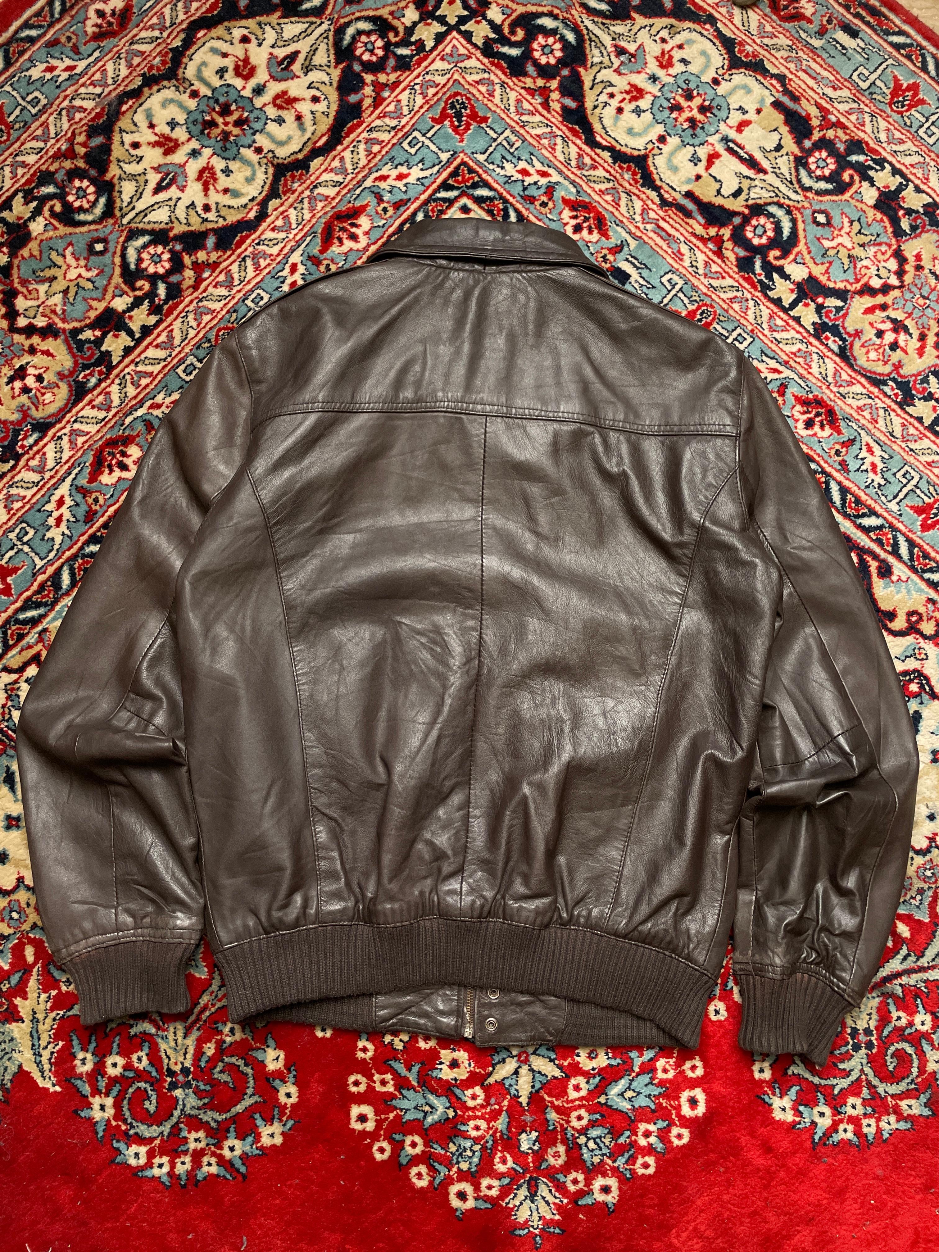 Tissaia VINTAGE RELAXED Leather Jacket