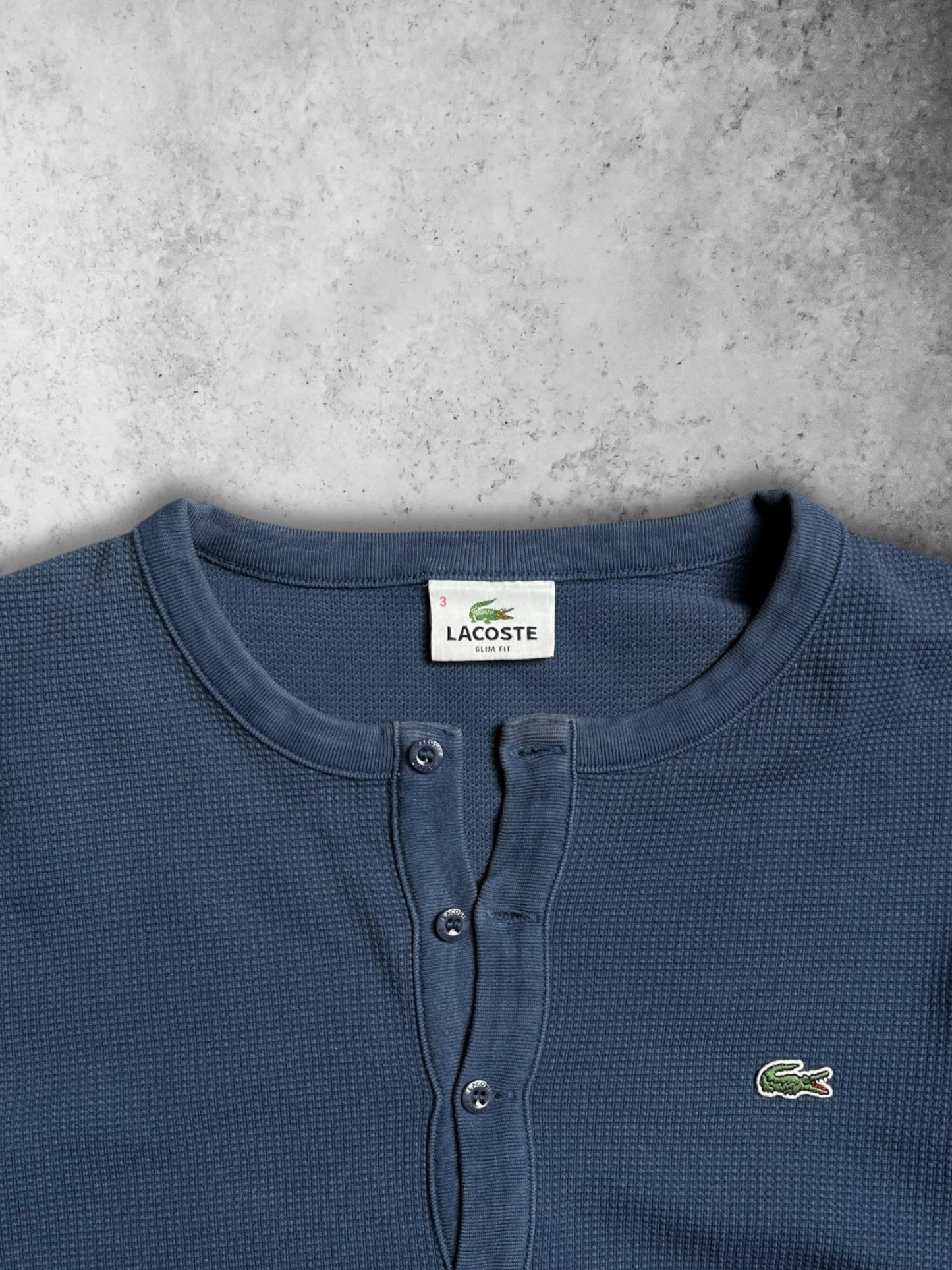 LACOSTE KNITTED HENLEY