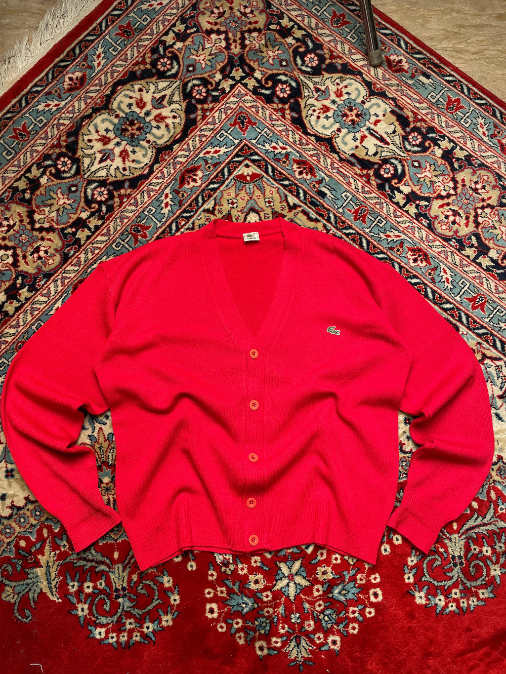 Lacoste RELAXED FIT CROPPED WOOL Cardigan