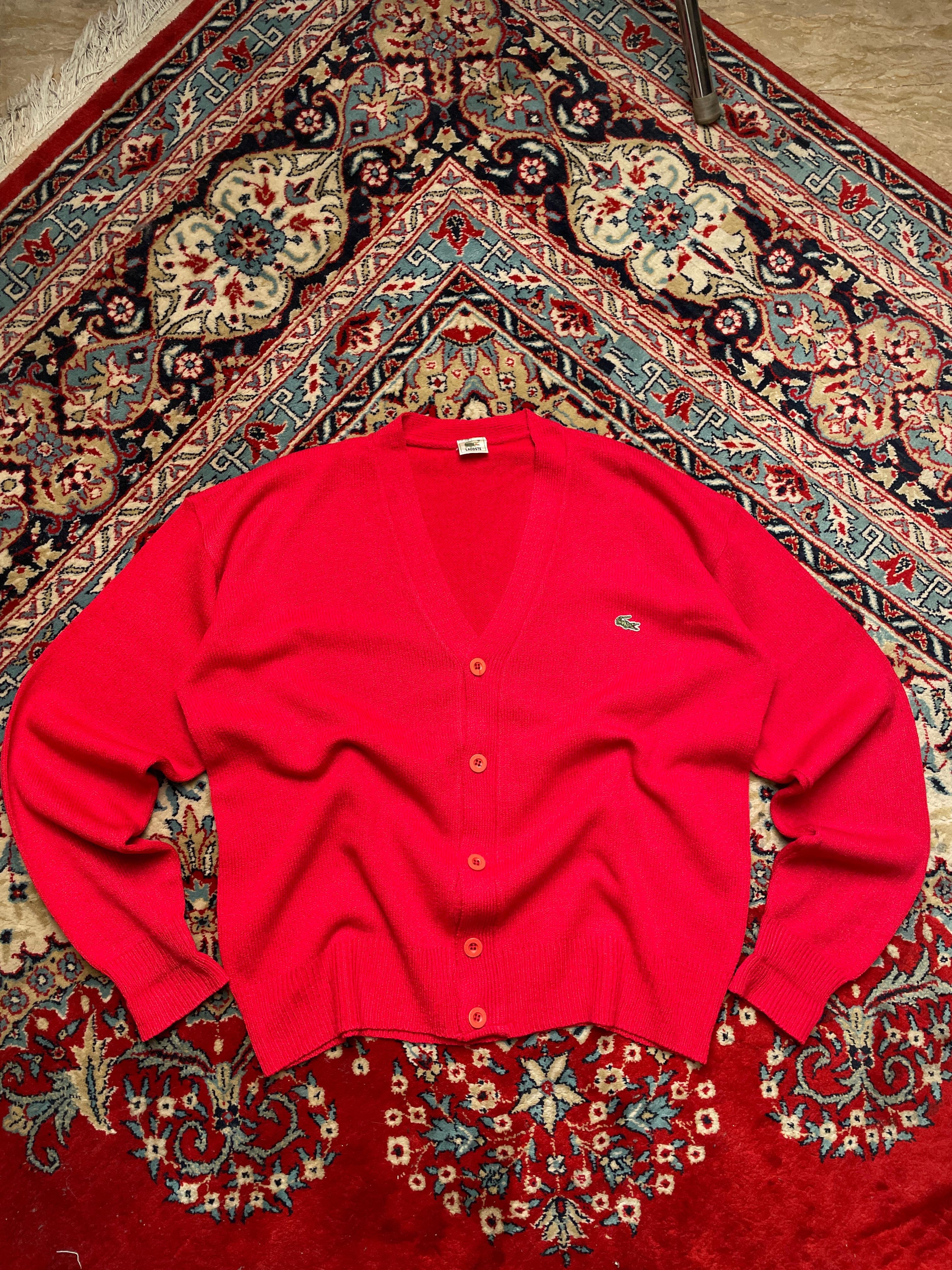 Lacoste RELAXED FIT CROPPED WOOL Cardigan