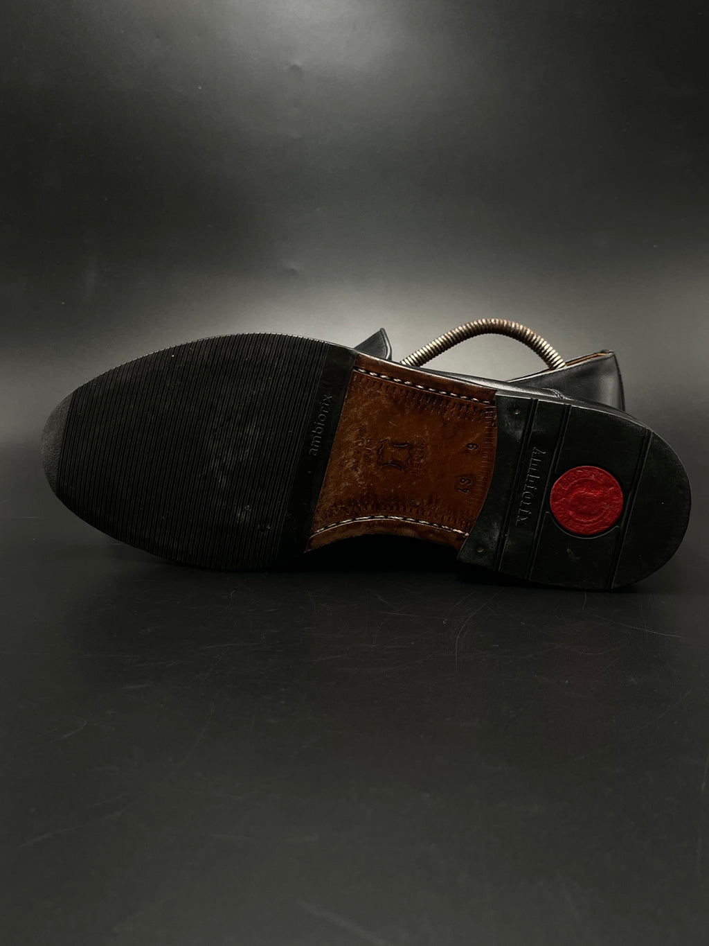 Ambiorix Lift Black Leather LOAFERS