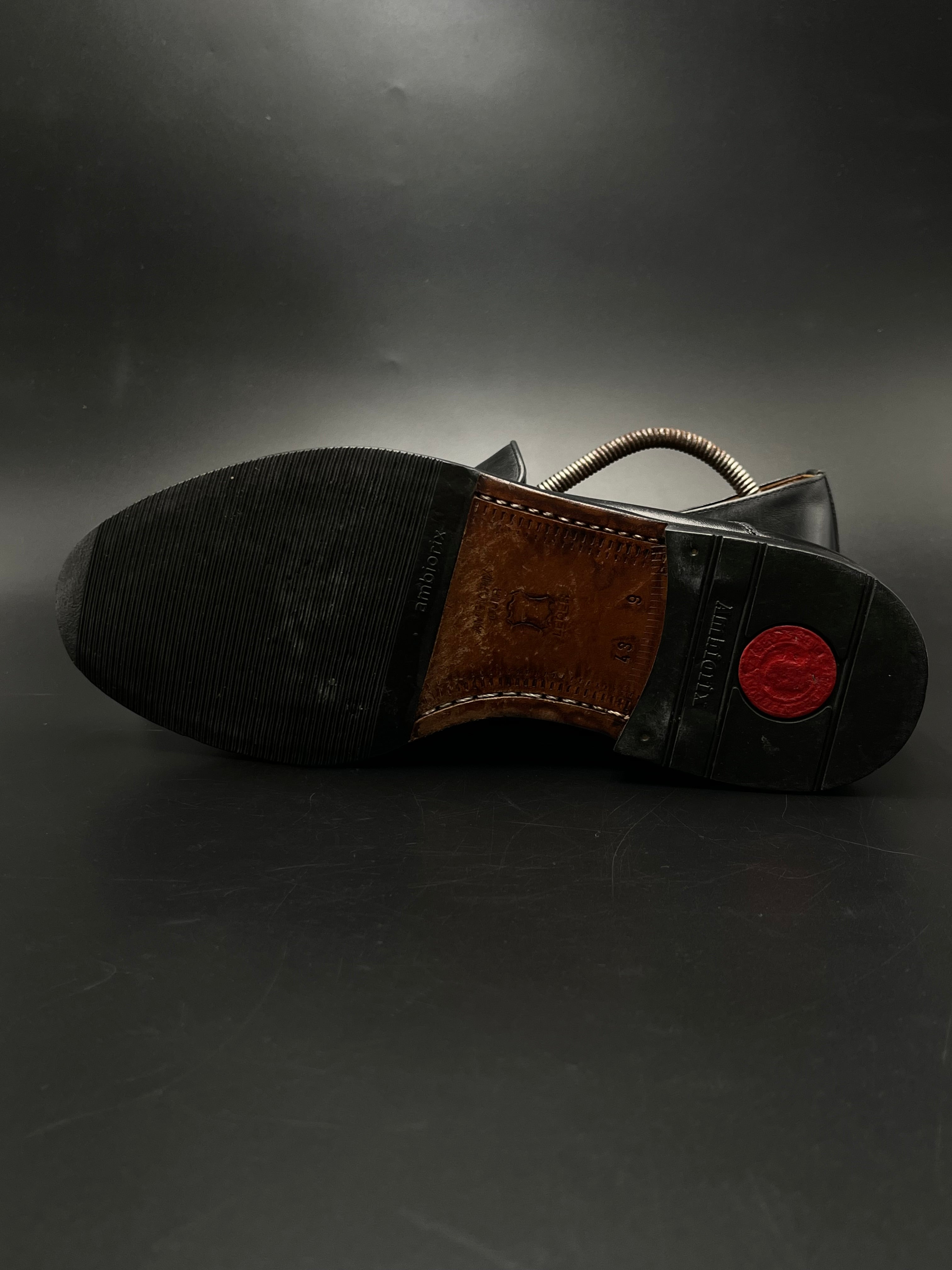 Ambiorix Lift Black Leather LOAFERS