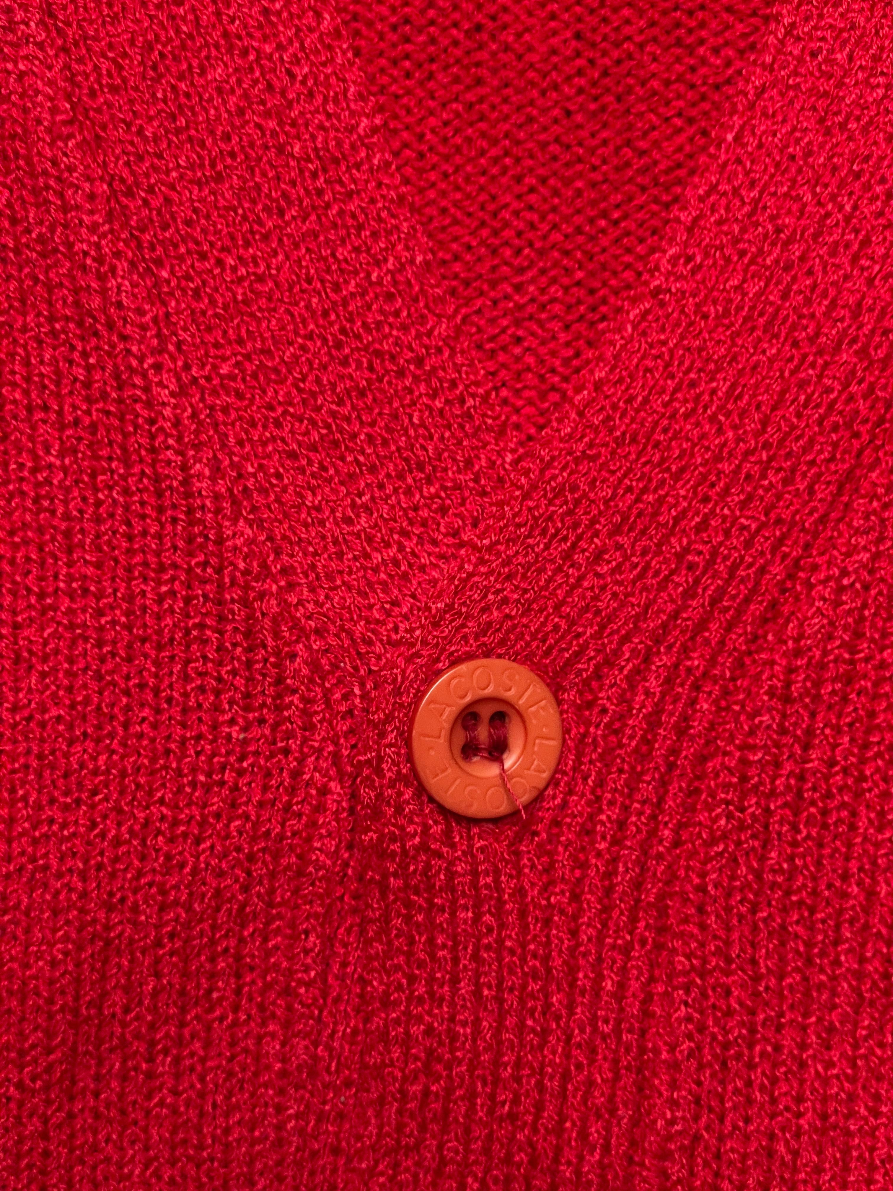 Lacoste RELAXED FIT CROPPED WOOL Cardigan