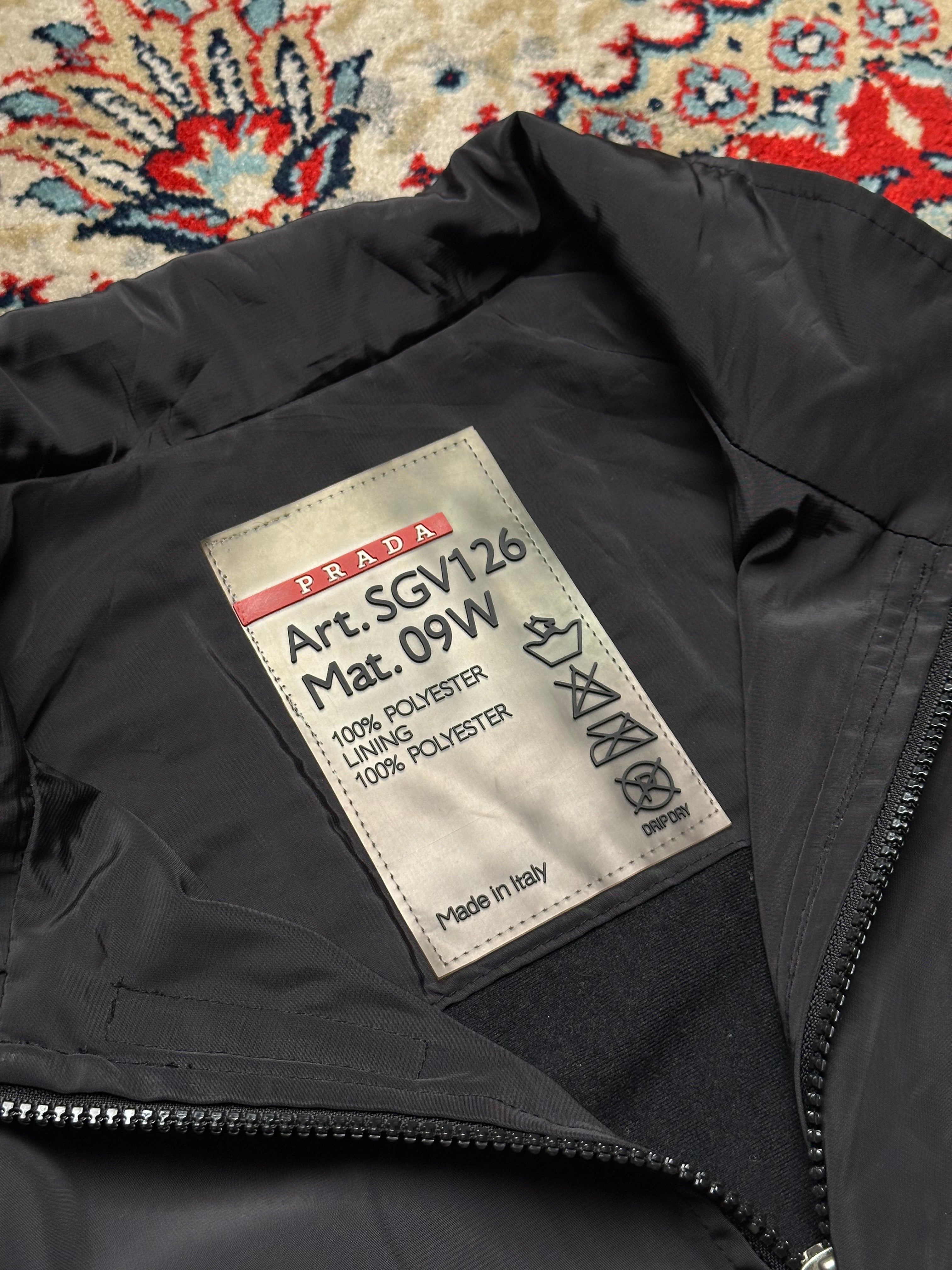 PRADA VINTAGE RELAXED BOXY FIT TRACK JACKET