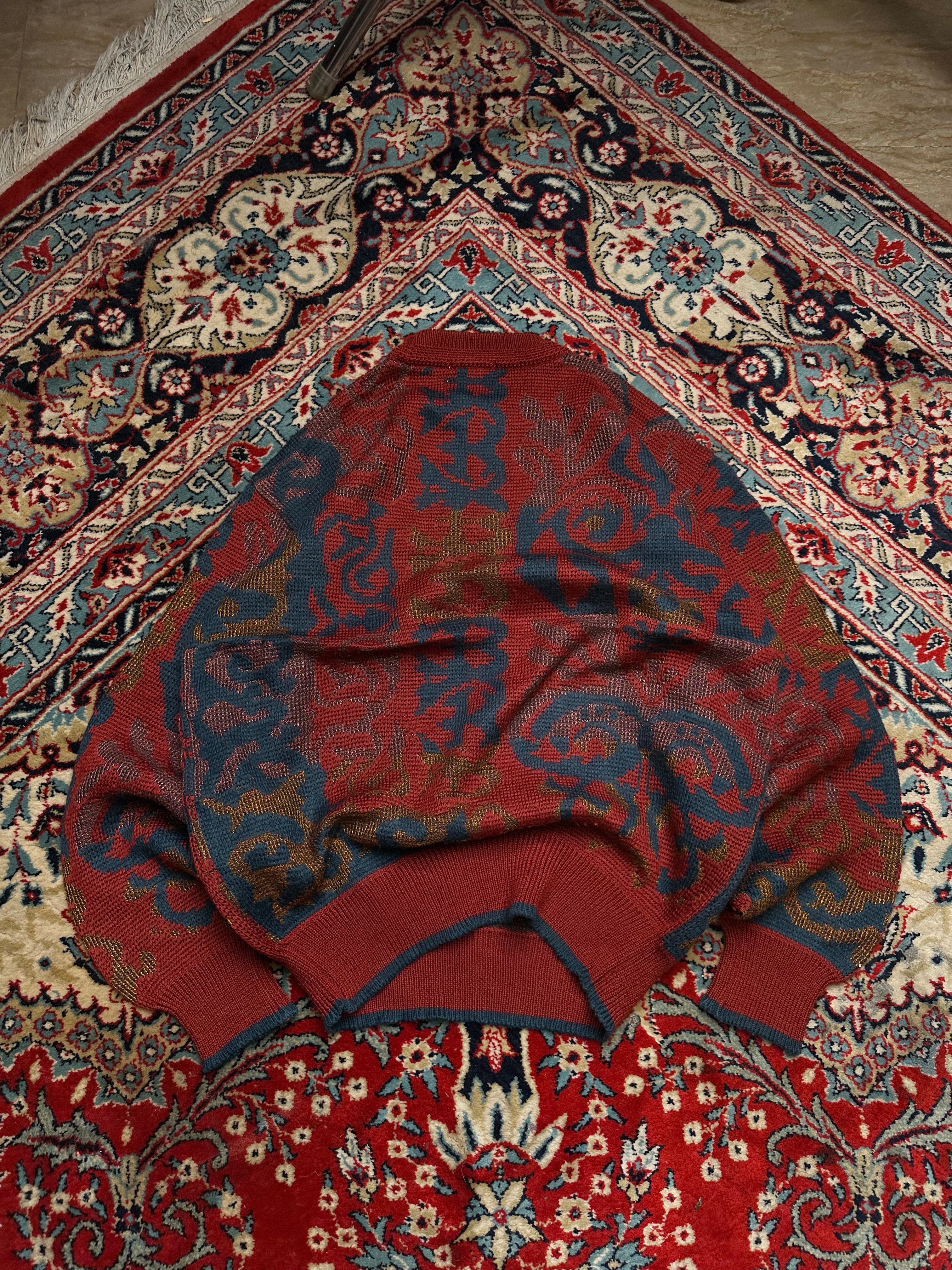 CROCODILE VINTAGE RELAXED FIT KNITTED SWEATER