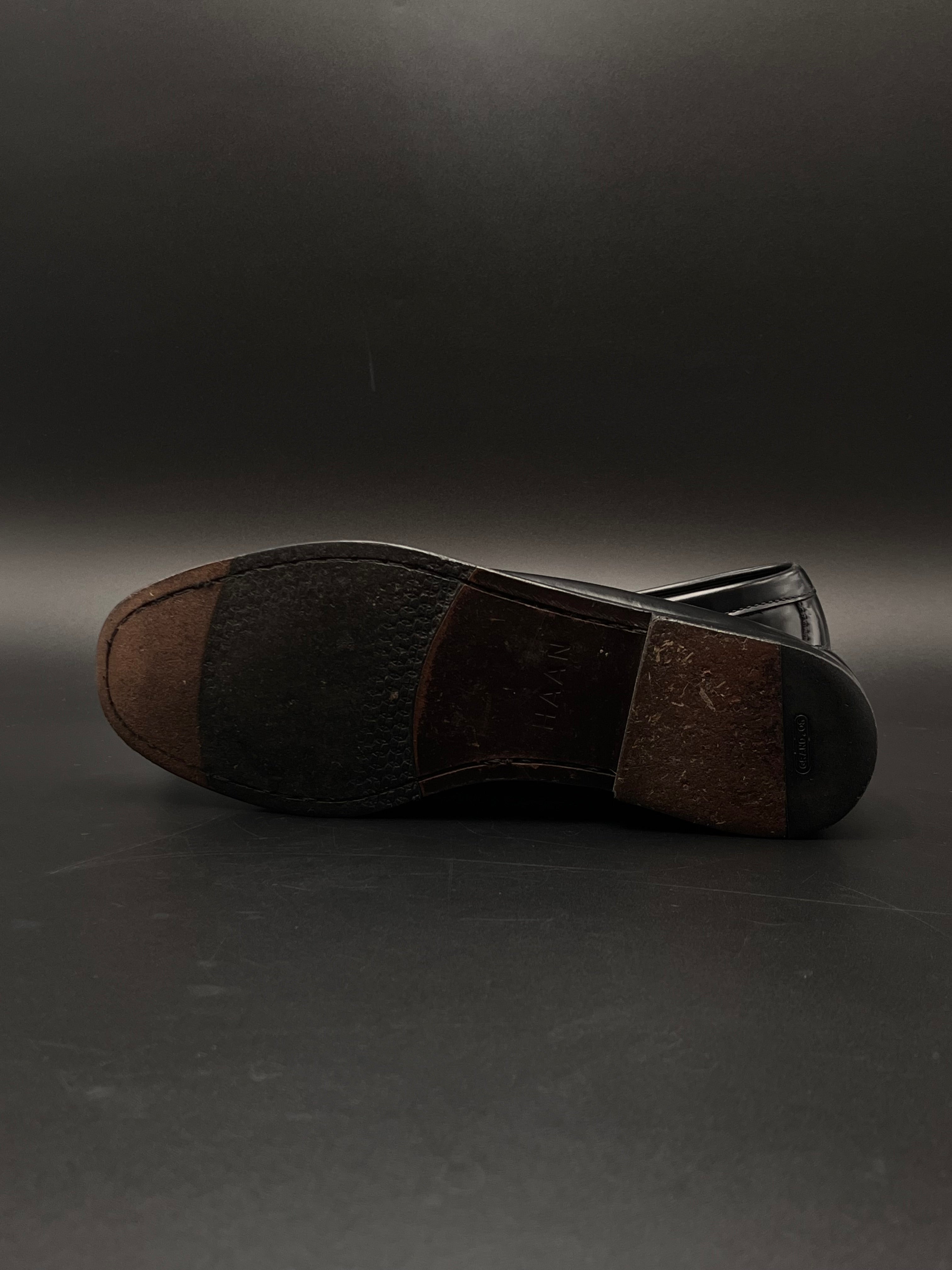 Cole Haan Black Pinch Penny Loafers