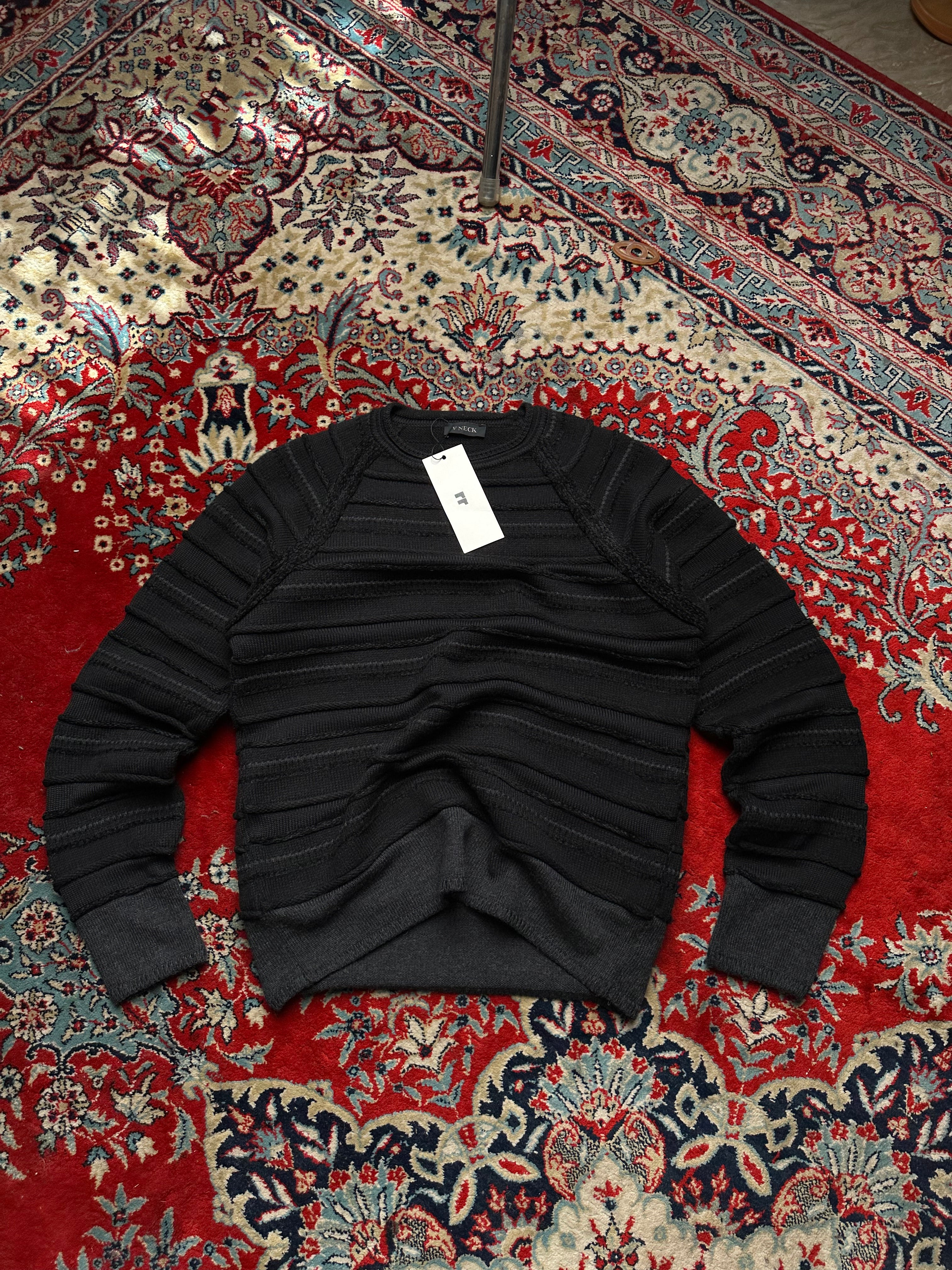 VINTAGE RELAXED FIT TEXTURED SWEATER