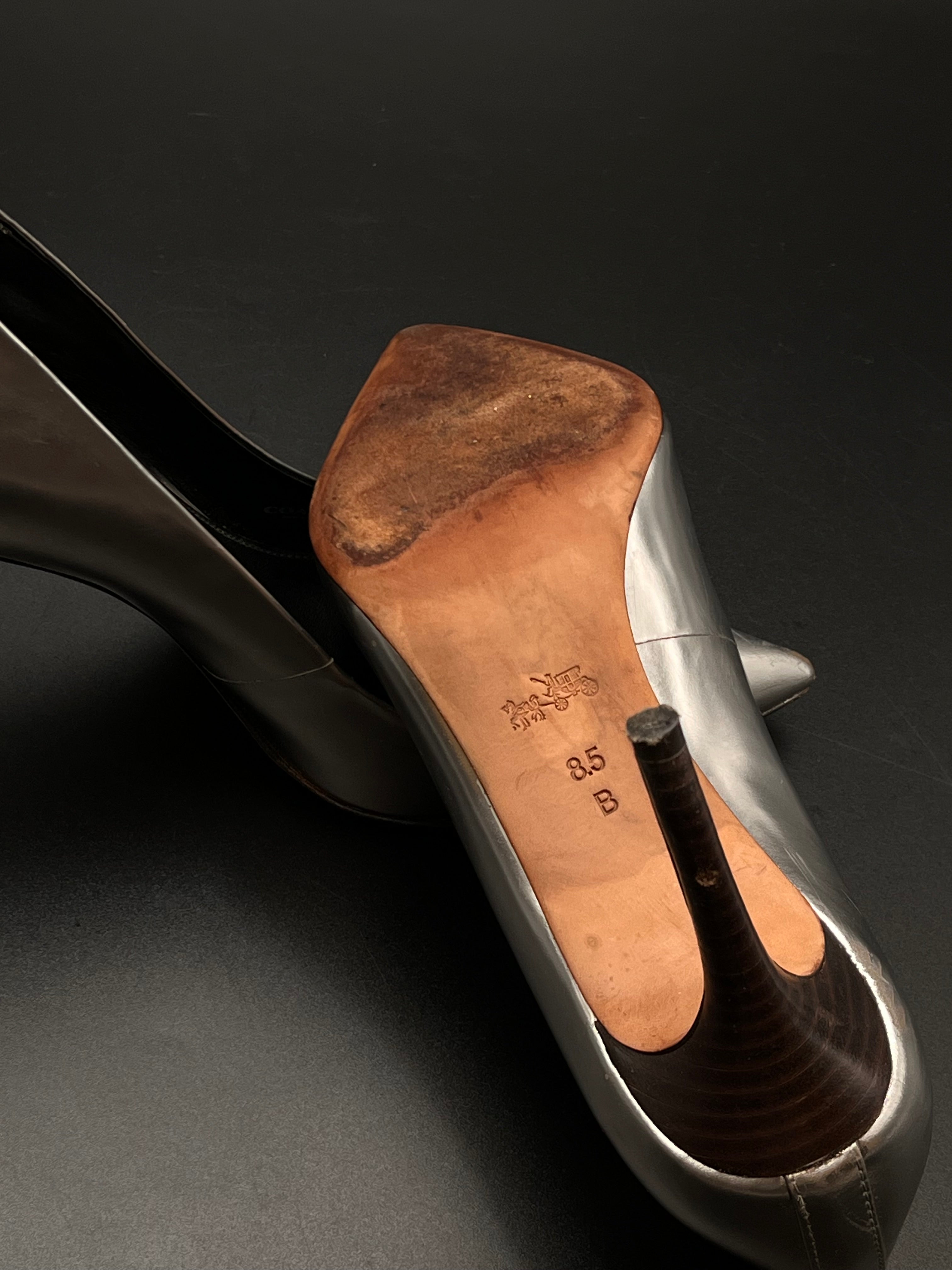 Coach Gunmetal Gray 80mm Heels