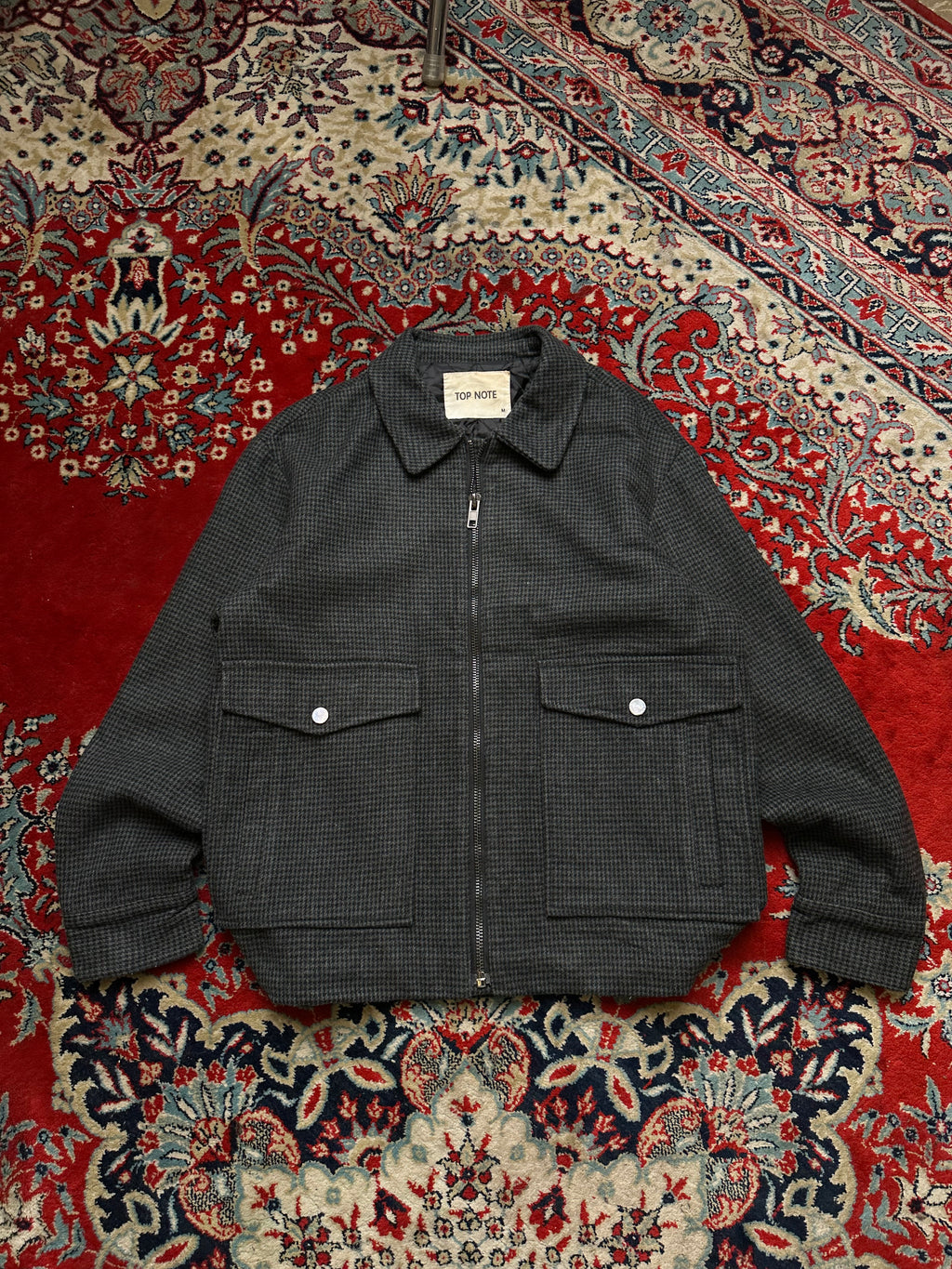 TOP NOTE TEXTURED WOOL JACKET