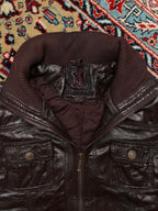Sluisleder Dark Brown Leather Jacket