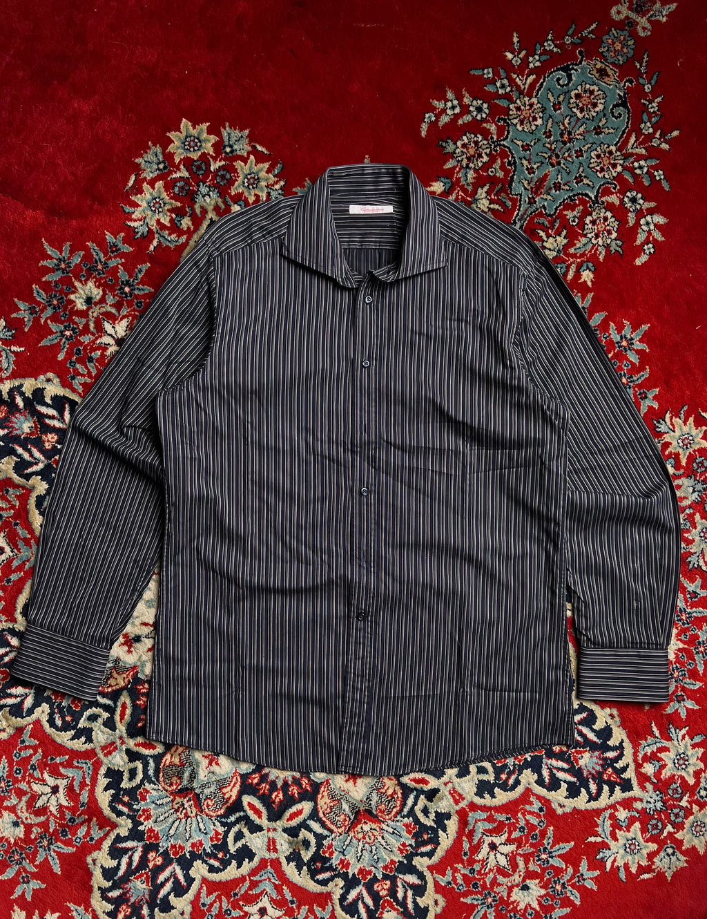 CAMICISSIMA TEXTURED BUTTON DOWN CASUAL SHIRT