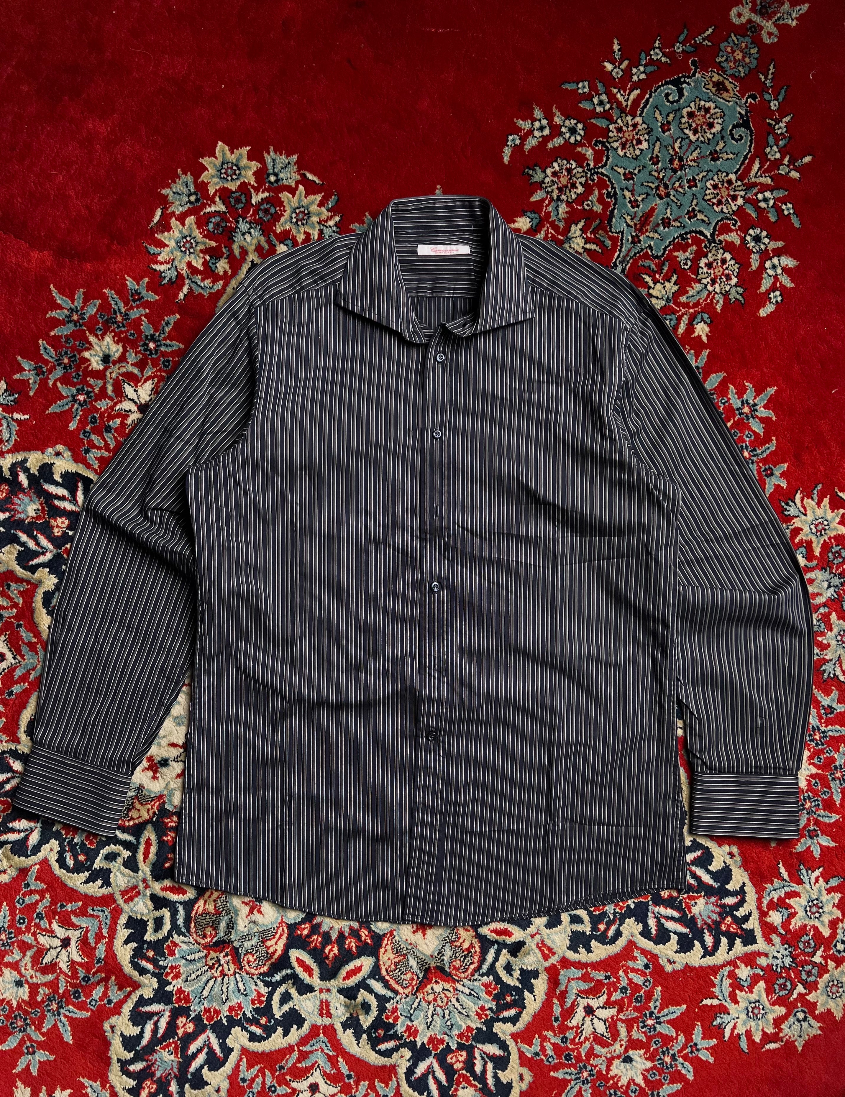 CAMICISSIMA TEXTURED BUTTON DOWN CASUAL SHIRT