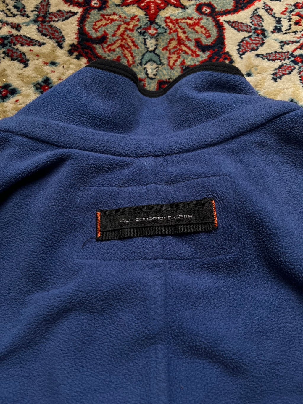 Vintage Nike ACG Thermal Layer 2 Blue Fleece Quarter-Zip