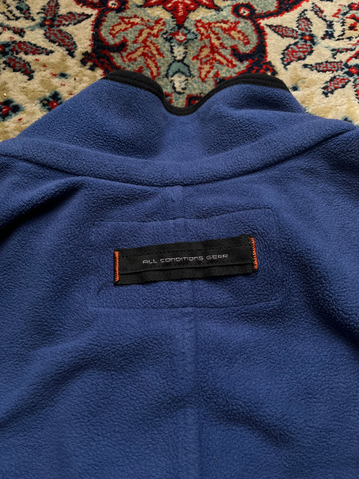 Vintage Nike ACG Thermal Layer 2 Blue Fleece Quarter-Zip
