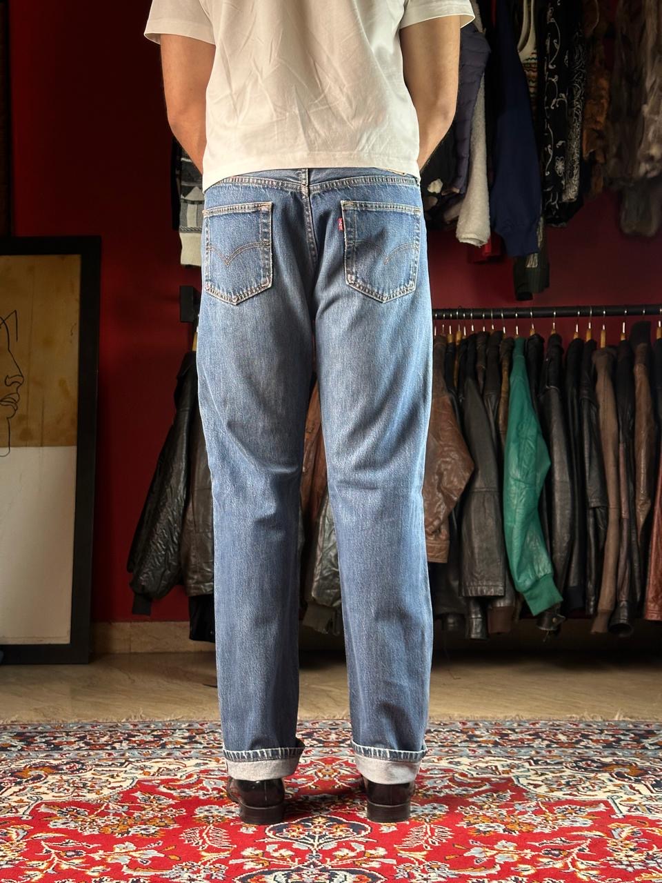 Levi’s 501s Straight FIT WASHED BLUE NON STRETCH Jeans - 32