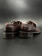 Vintage Kenneth Cole NY Burgandy Leather Square Toe Loafers