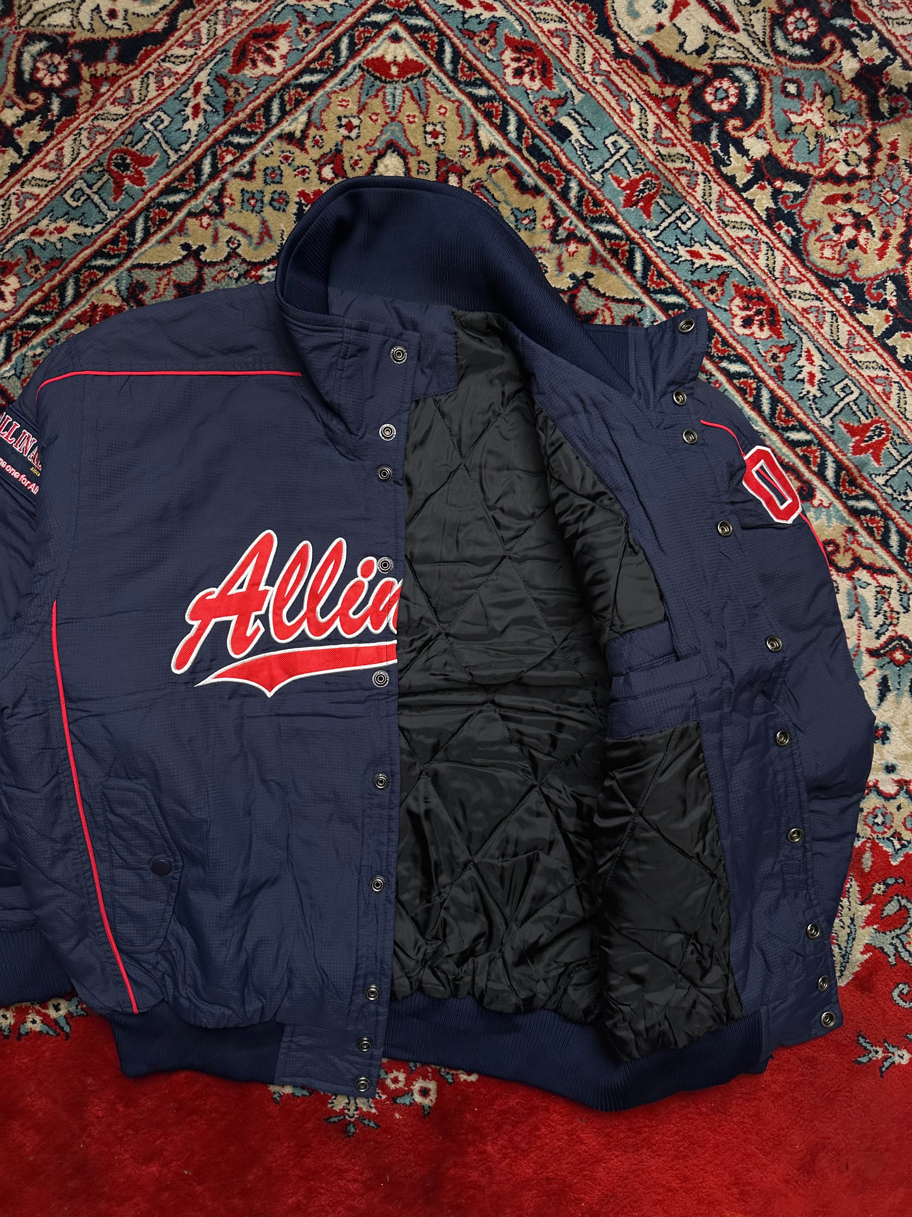 ALL IN ALL VINTAGE RELAXED FIT VARSITY JACKET