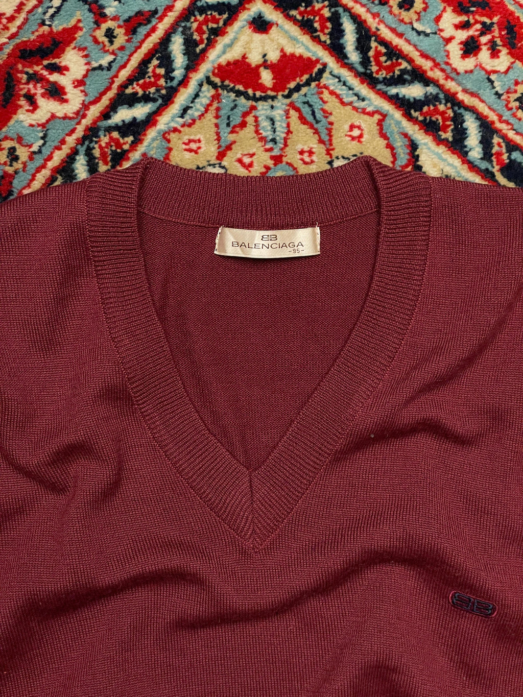 Balenciaga VINTAGE WOOL Sleeveless Sweater