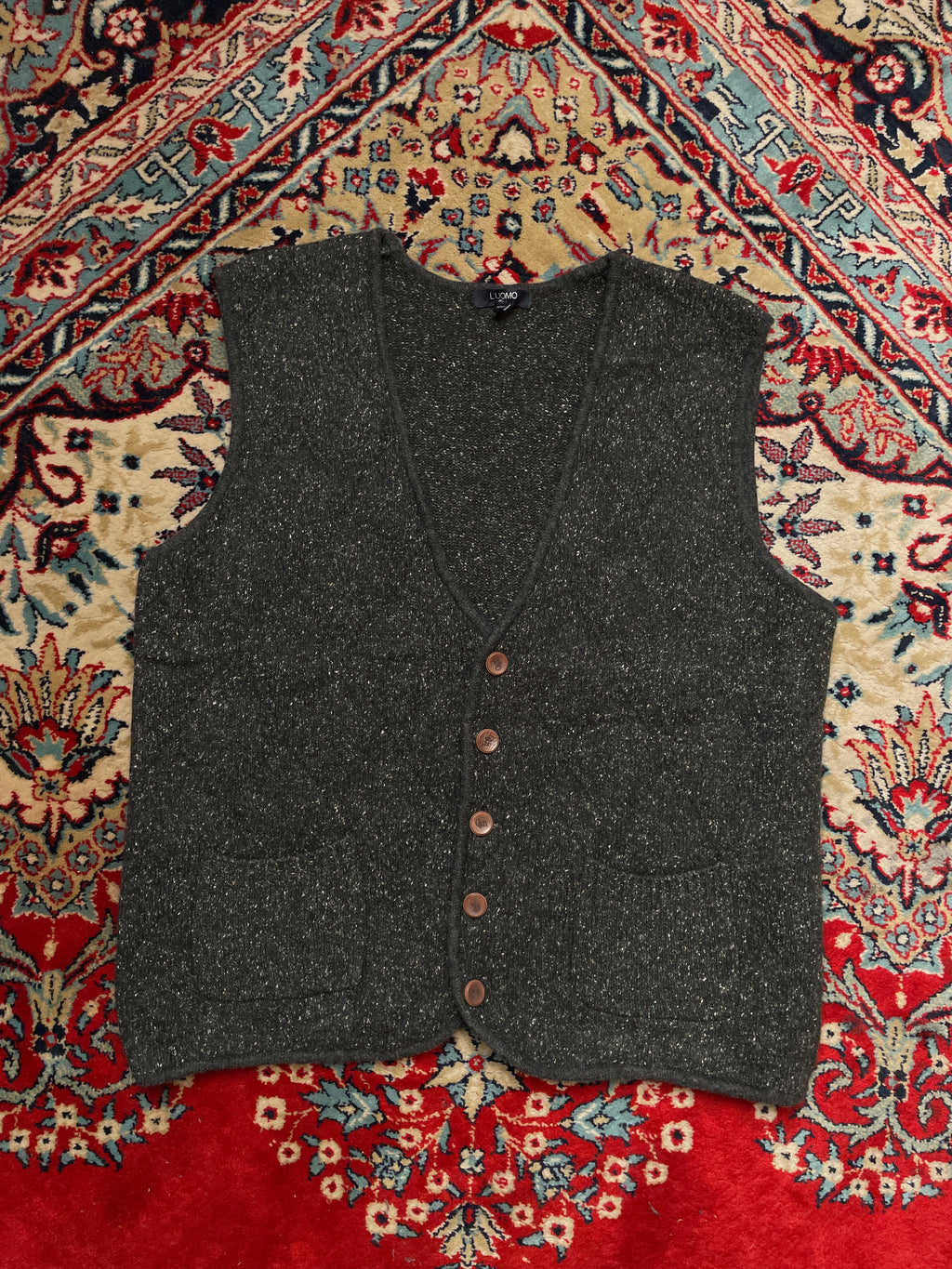 Luomo Wool Relaxed fit cardigan