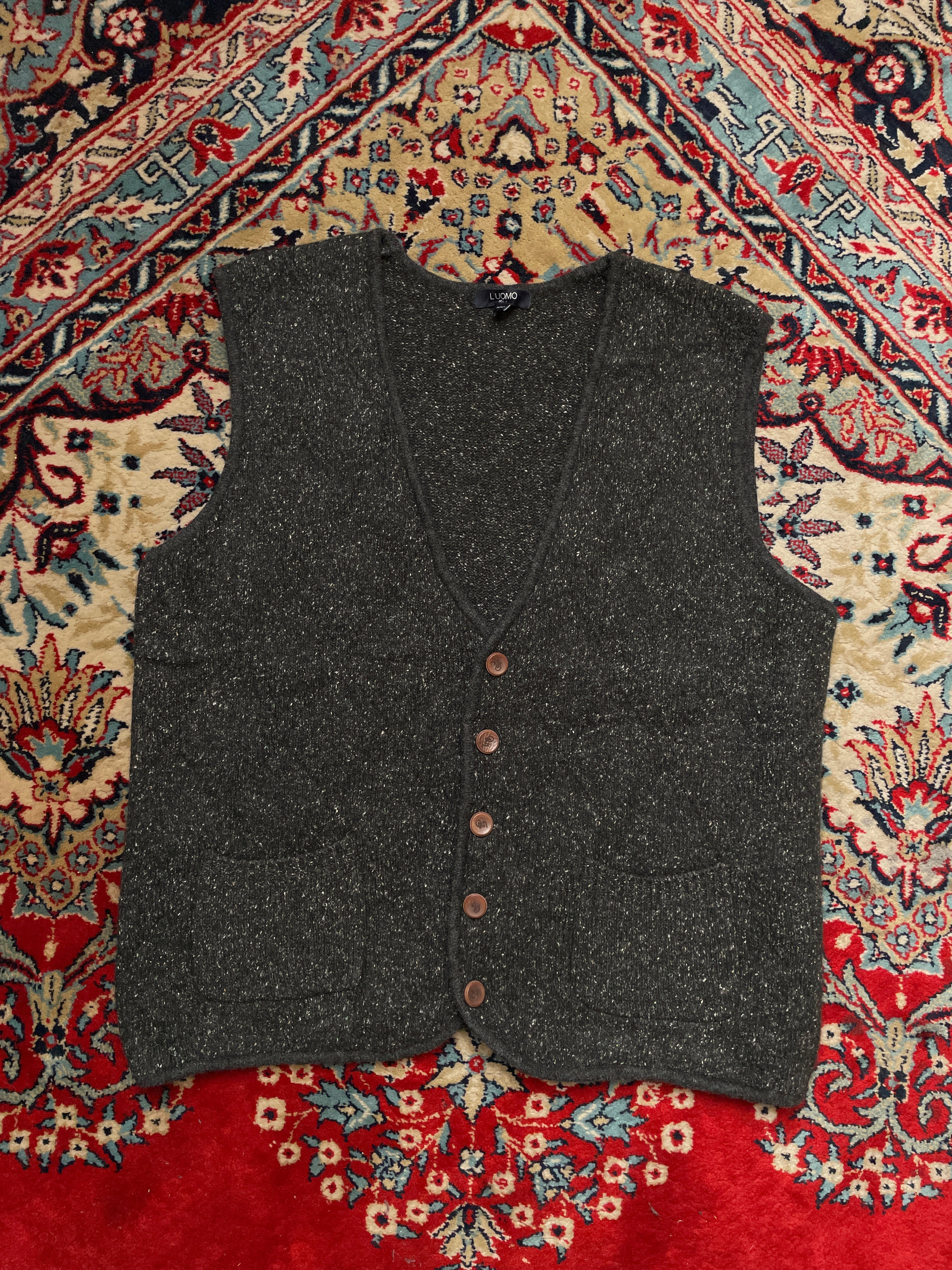 Luomo Wool Relaxed fit cardigan