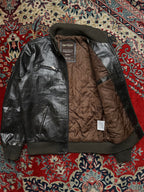 LEGEND & SOUL VINTAGE SLIM FIT LEATHER JACKET