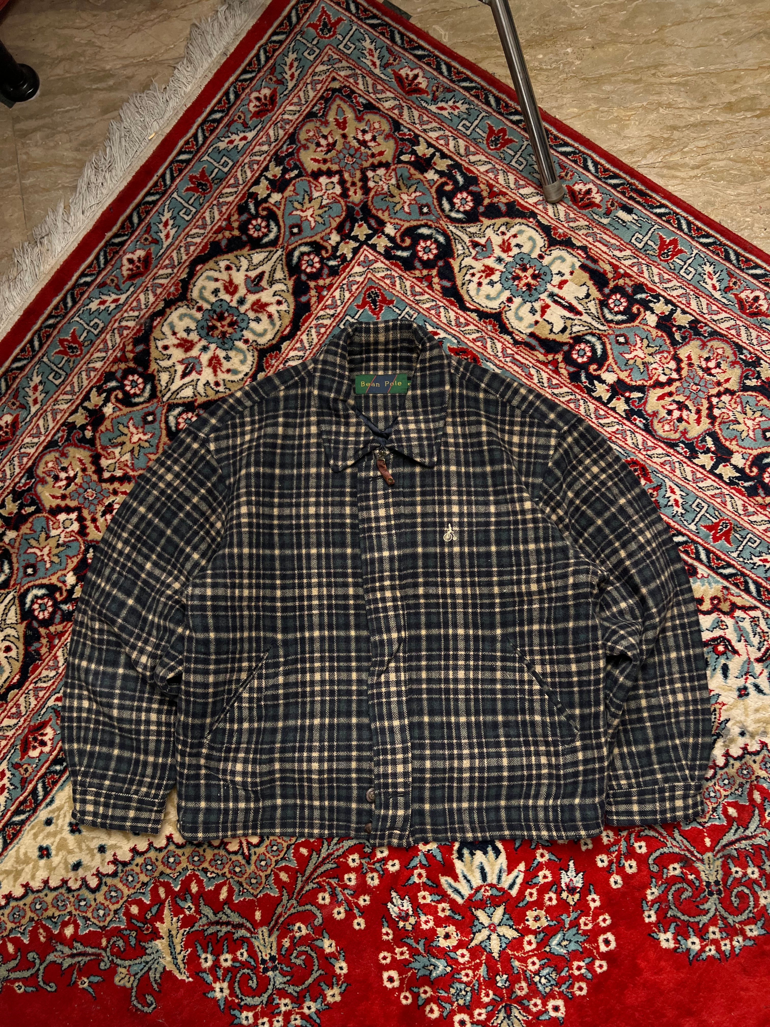 Bean Polo WOOL RELAXED CROPPED FIT JACKET