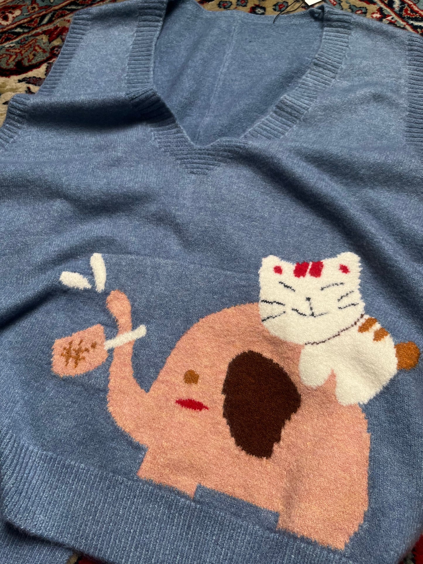 Vintage Blue Sweater