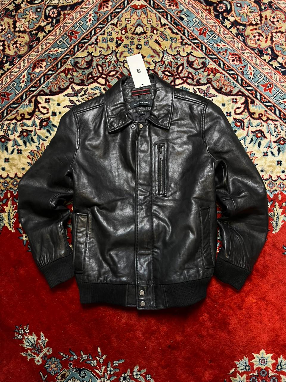 Andrew Marc Vintage Heavyweight Leather Jacket